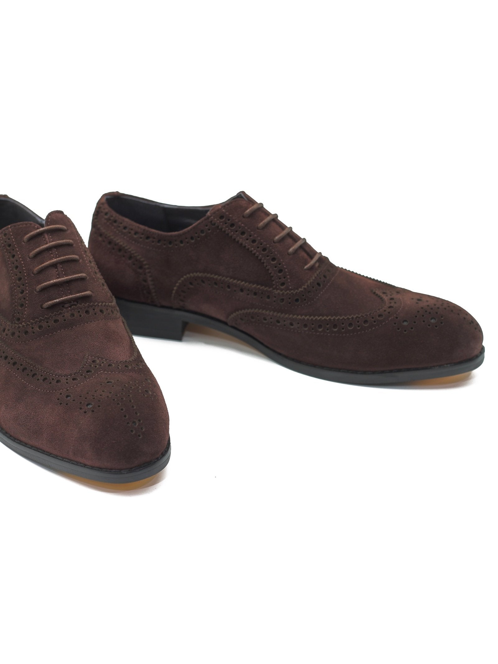FULL BROGUE IN BROWN SUEDE