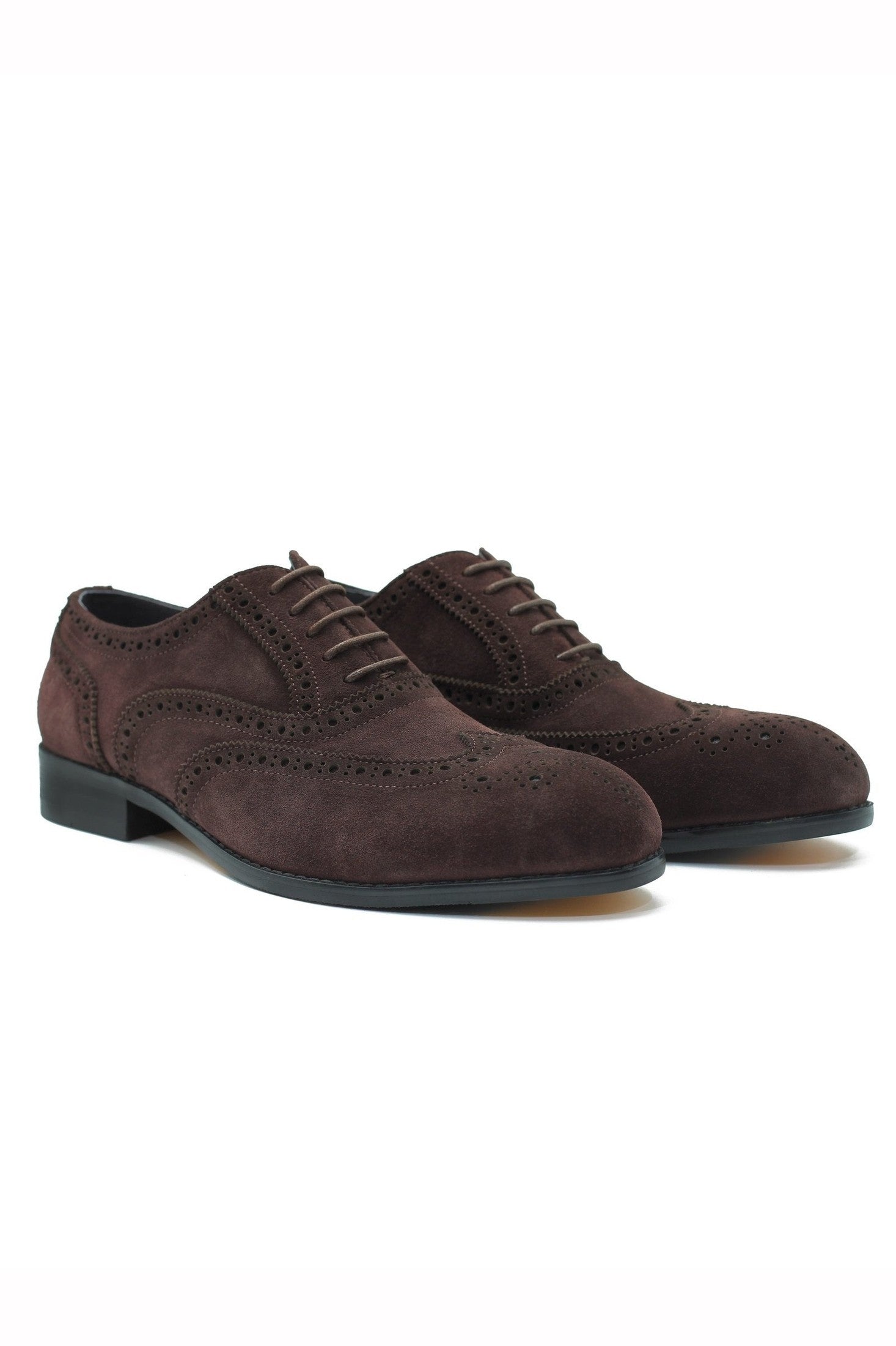 FULL BROGUE IN BROWN SUEDE