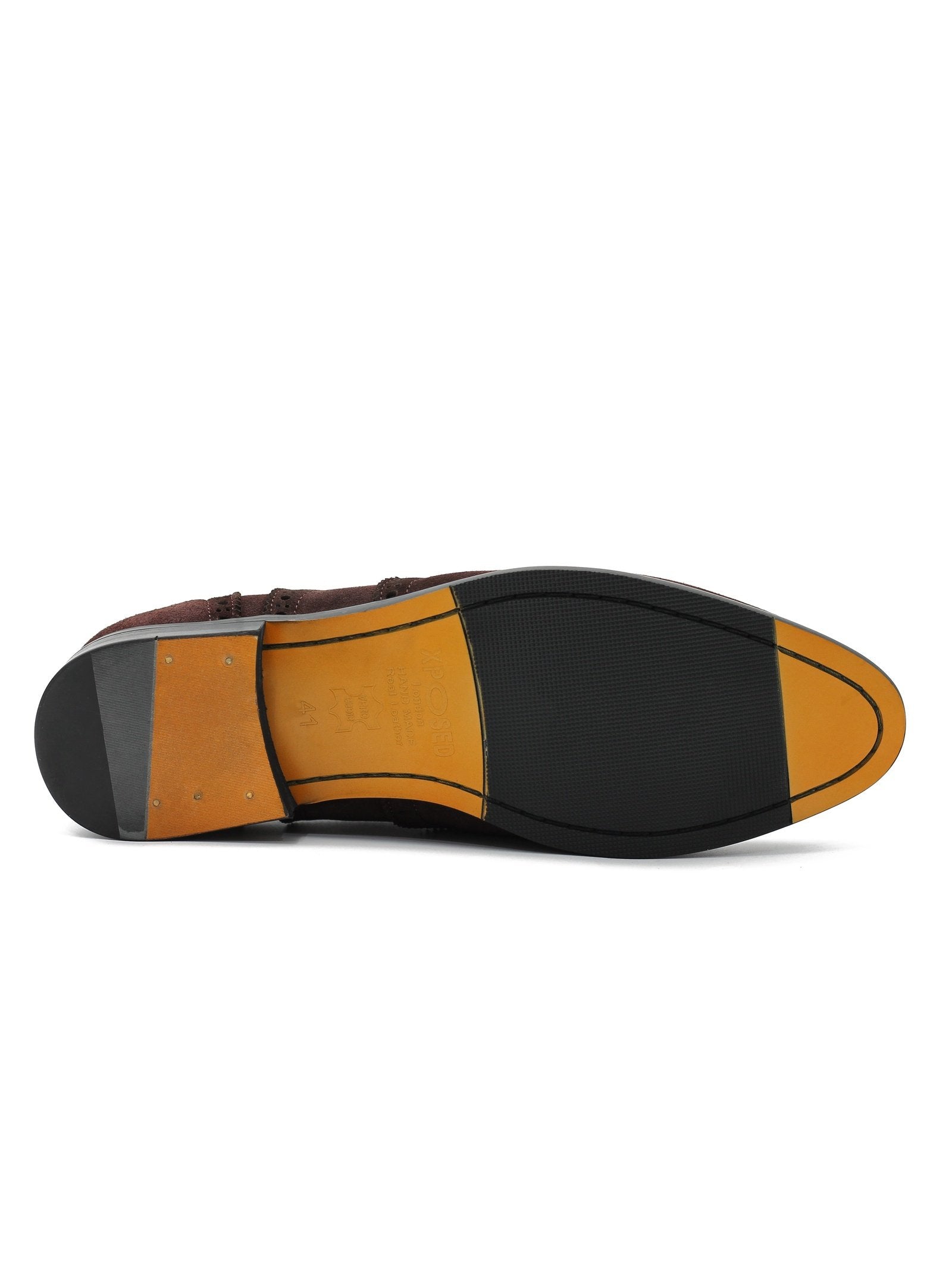 FULL BROGUE IN BROWN SUEDE