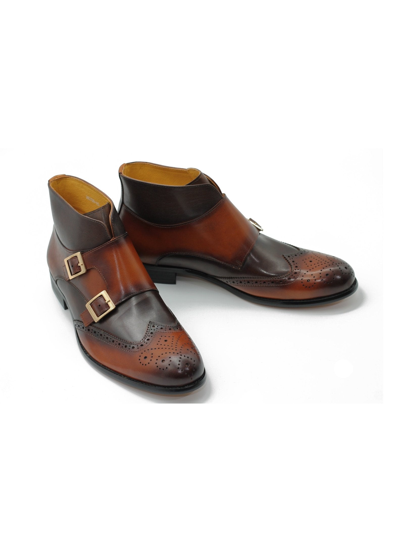 BROWN DOUBLE MONK BROGUES