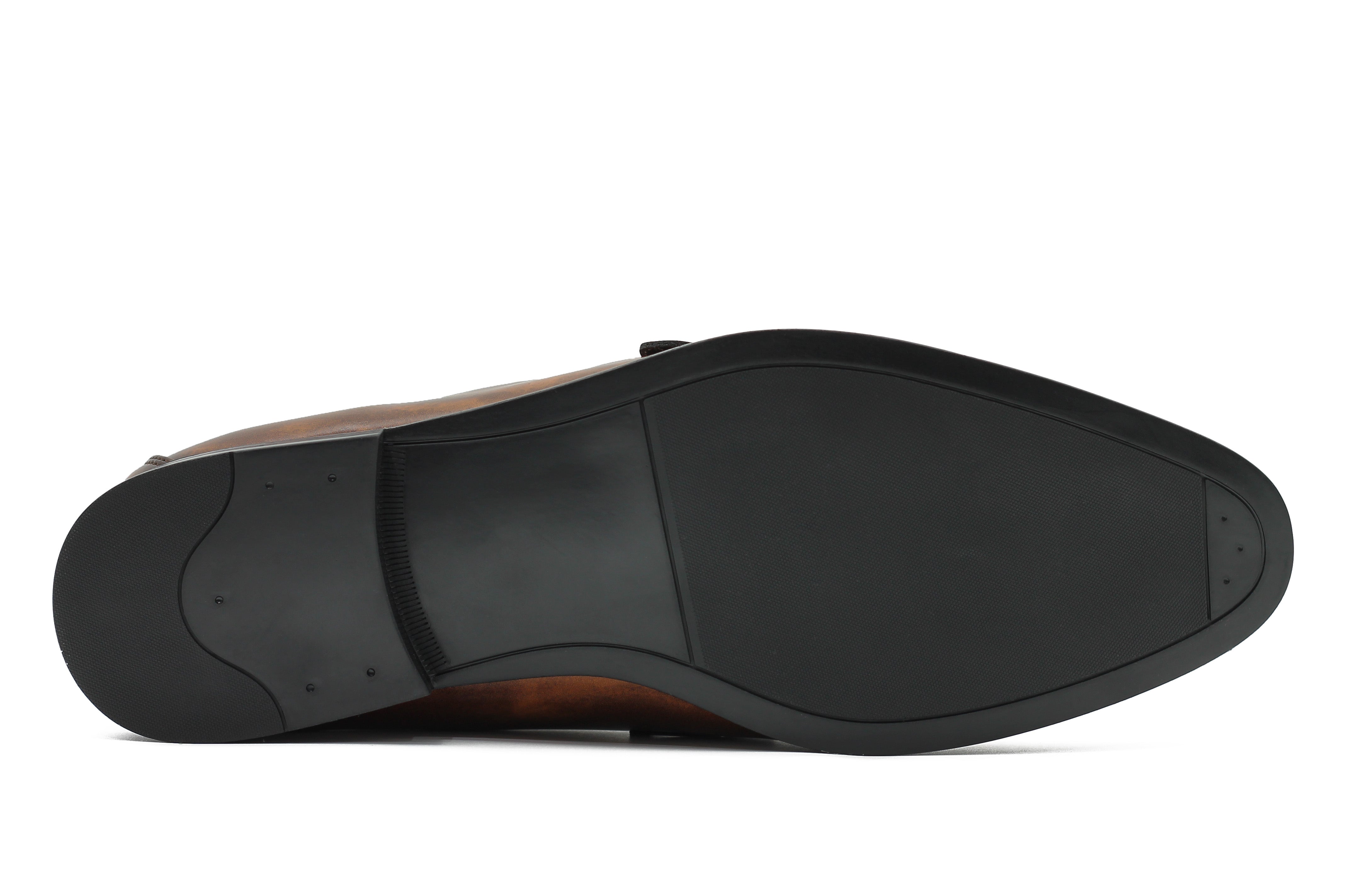 PRINTED MONK STRAP LOAFERS