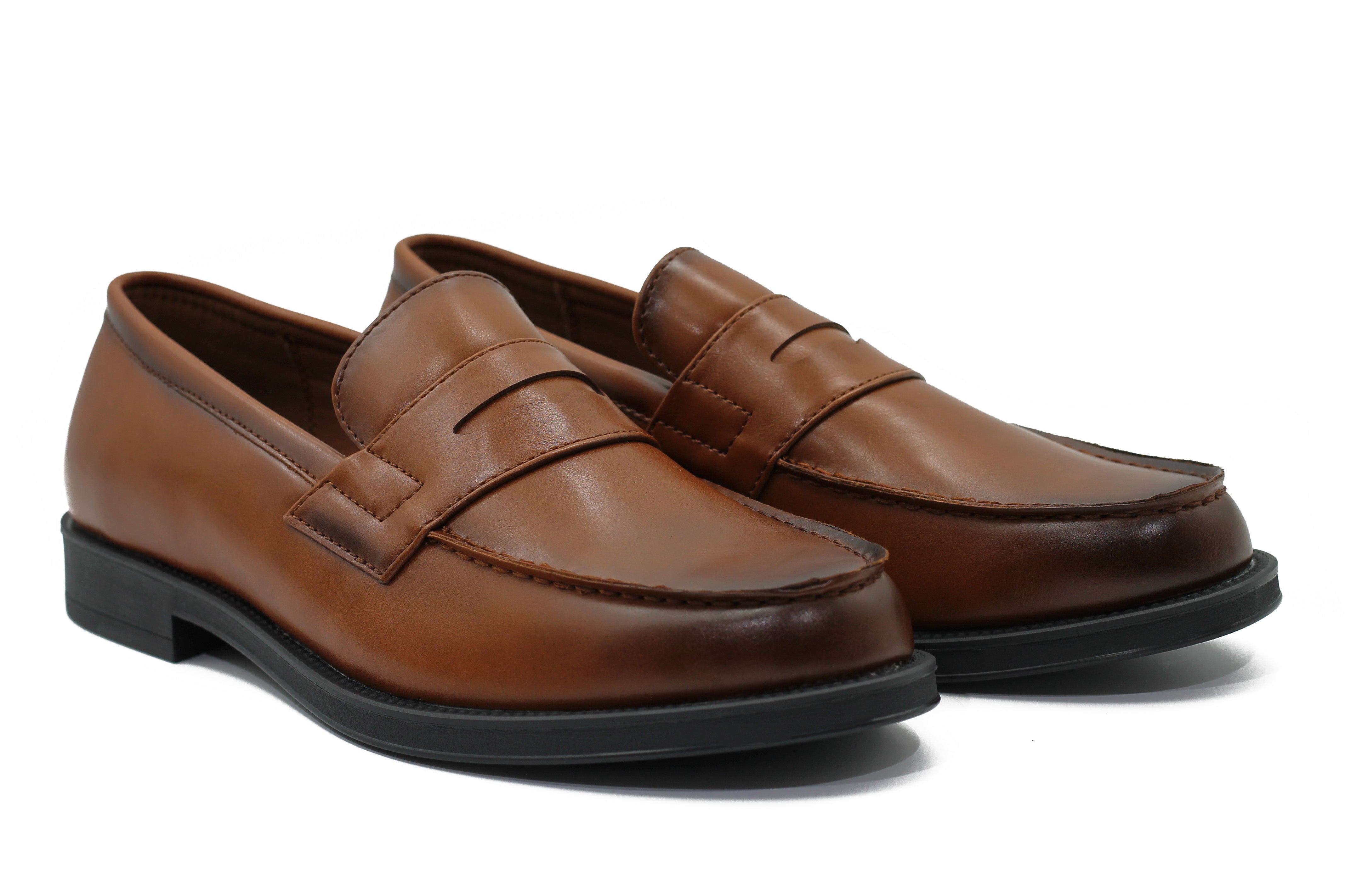 FAUX LEATHER PENNY LOAFER
