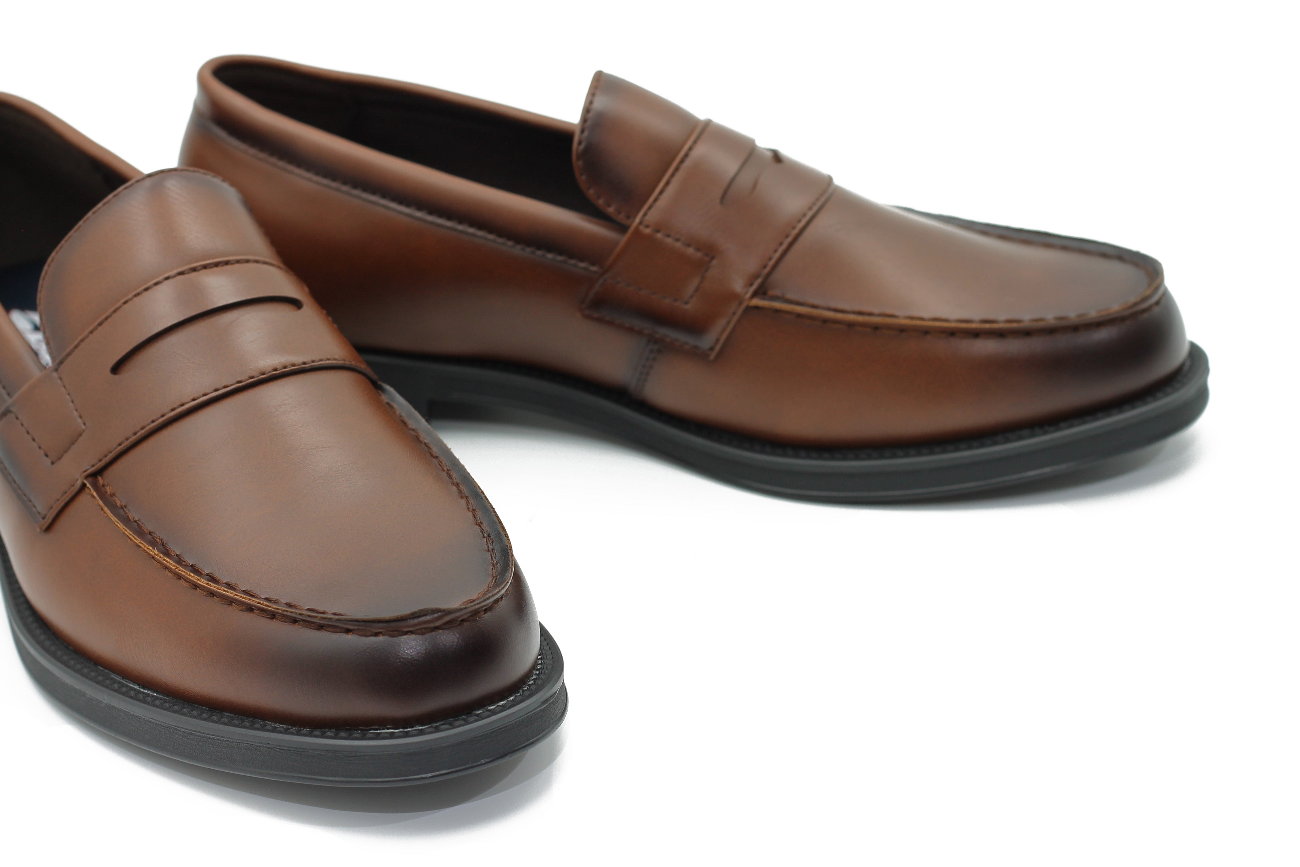 FAUX LEATHER PENNY LOAFER