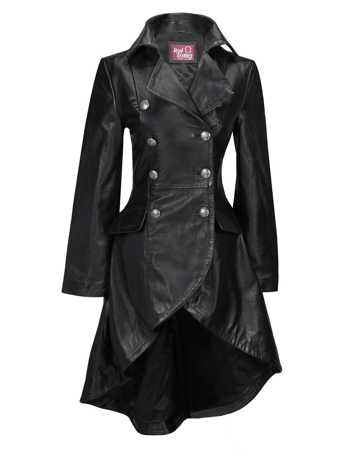 Victorian Leather Jacket Black