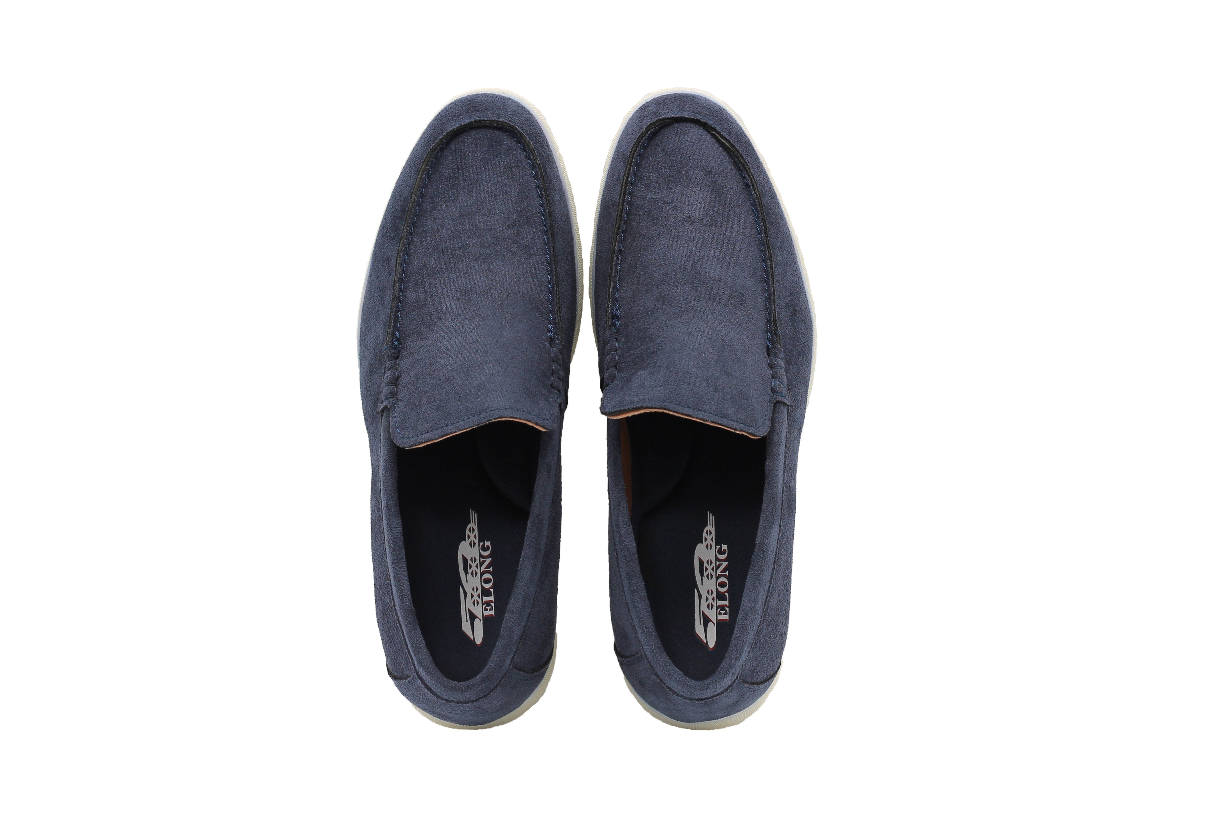SUEDE FAUX LEATHER MOCCASINS
