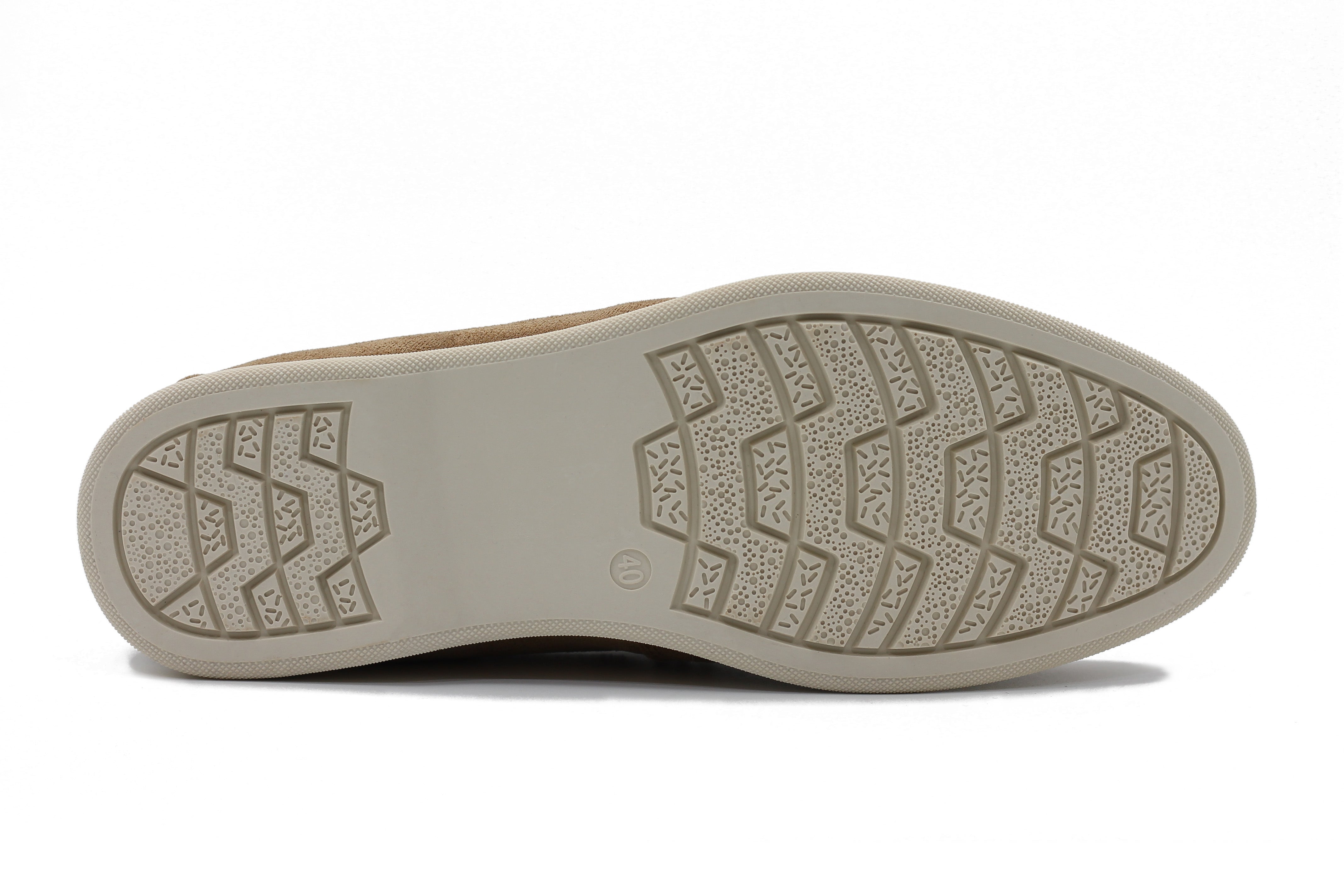 SUEDE FAUX LEATHER MOCCASINS