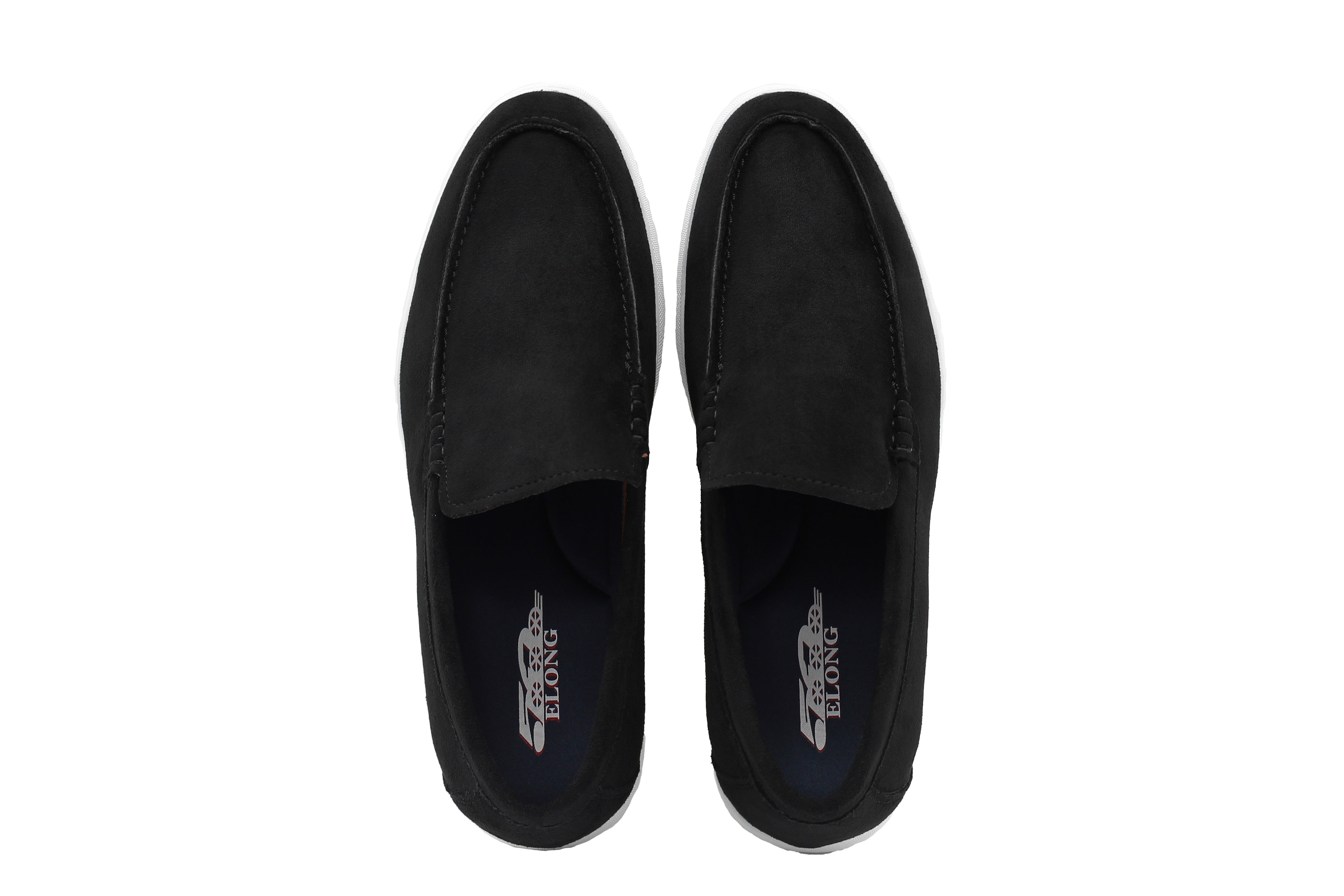 SUEDE FAUX LEATHER MOCCASINS