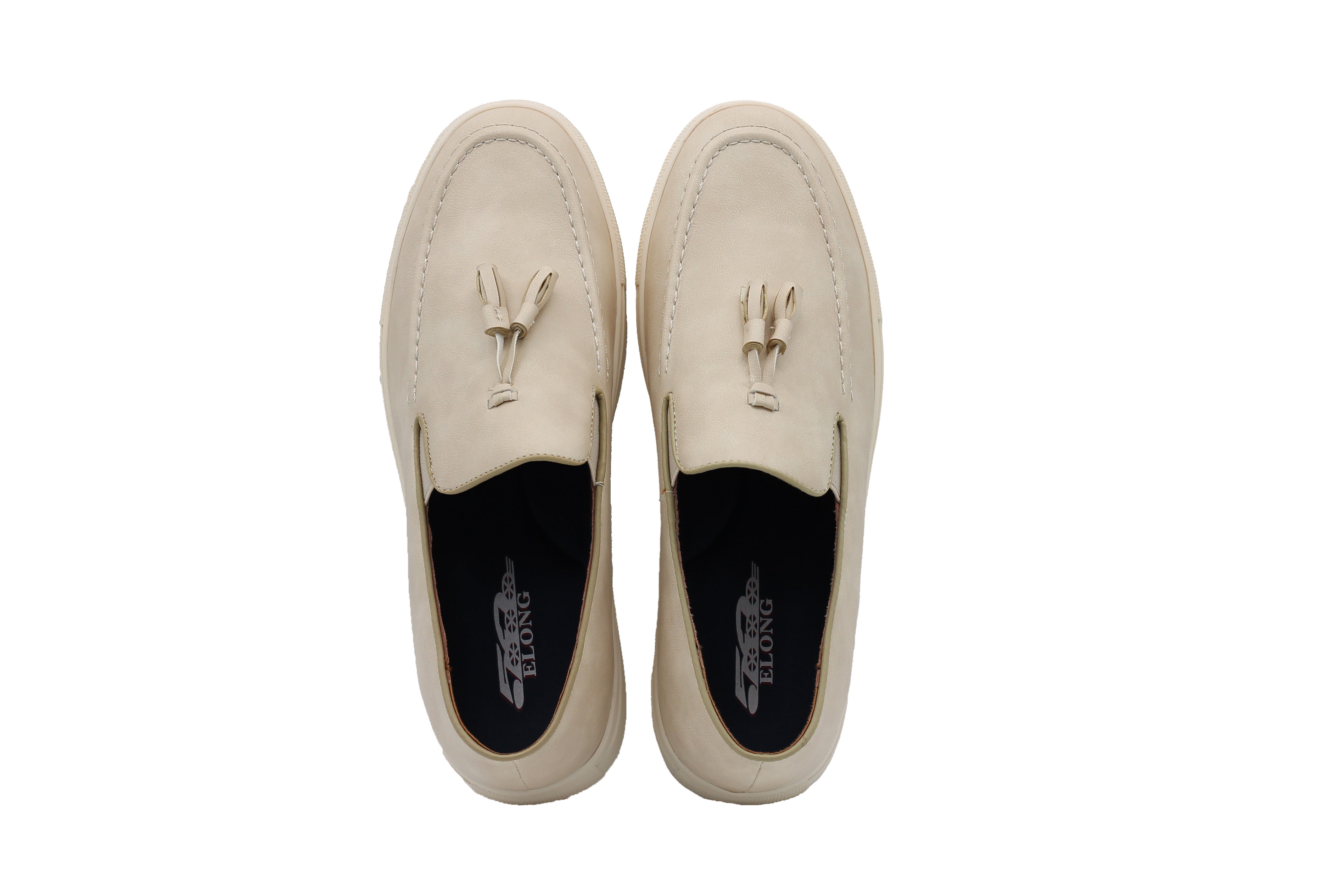 CASUAL FAUX LEATHER SNEAKERS WITH TASSELS