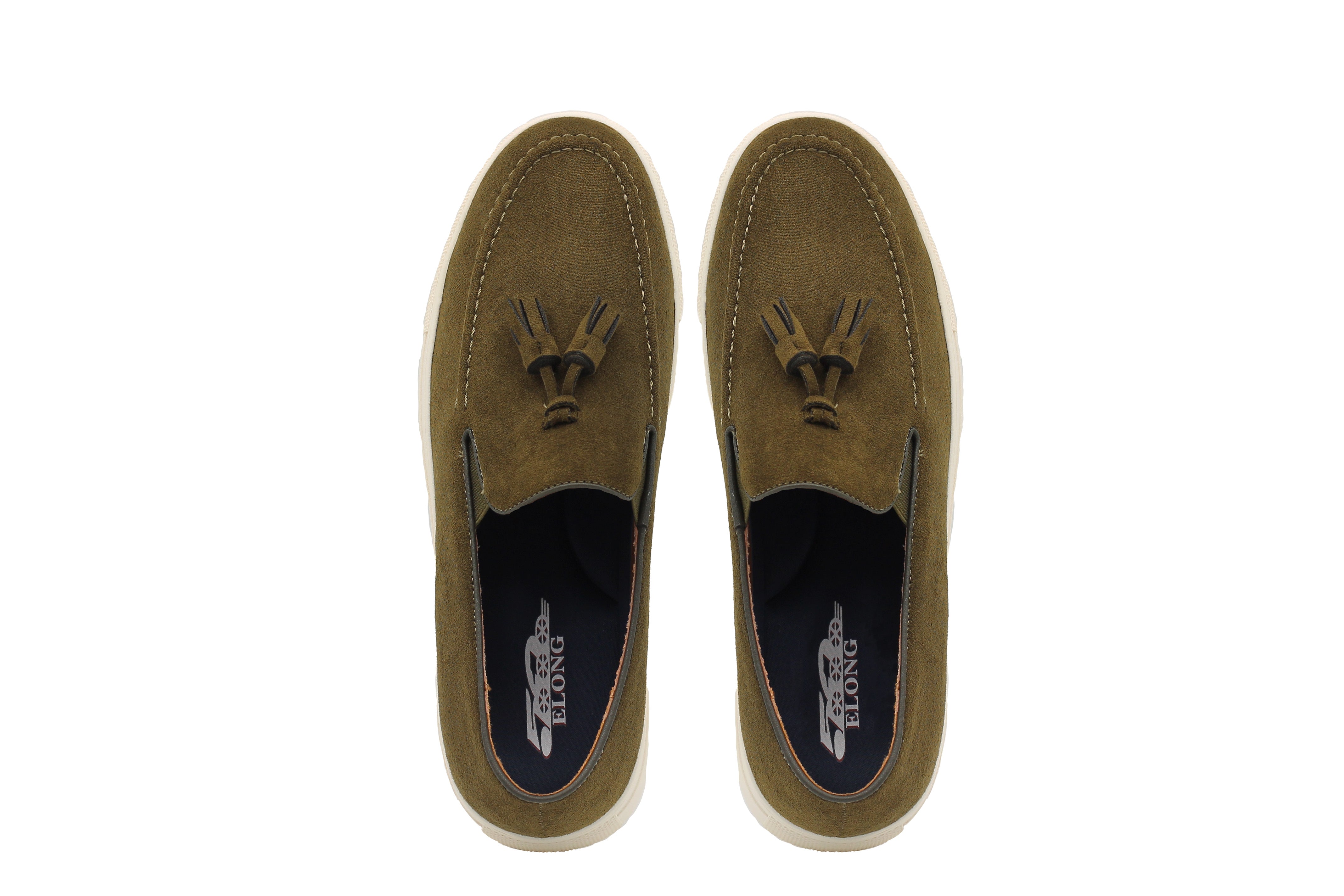 FAUX LEATHER SUEDE SNEAKER WITH TASSEL