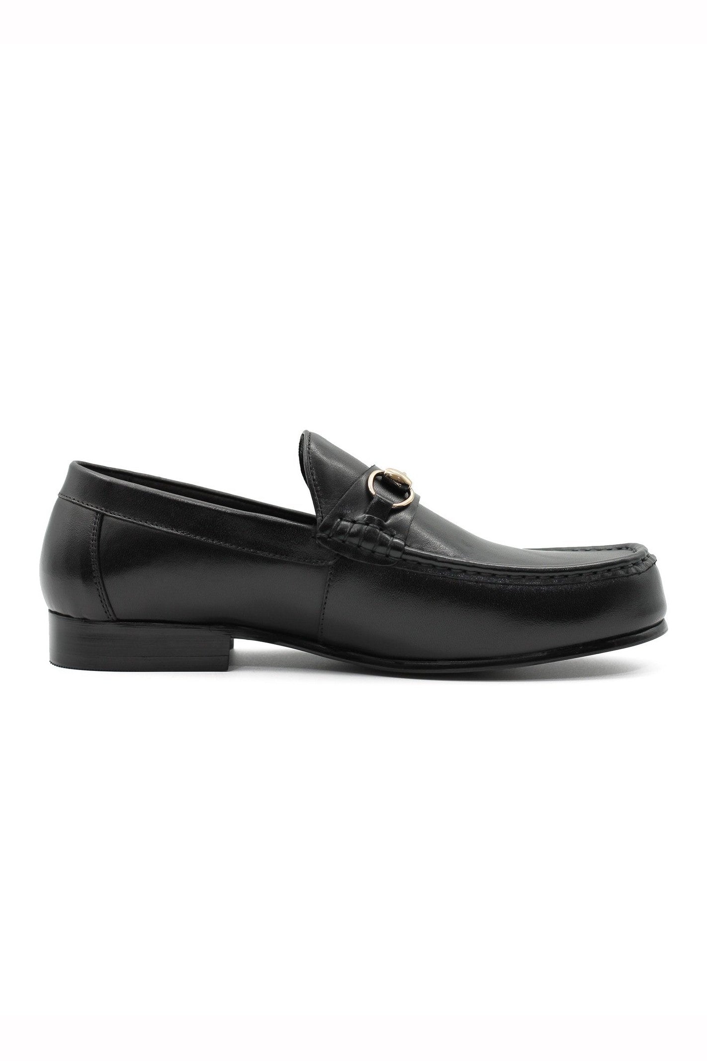 BLACK SNAFFLE BIT LOAFER