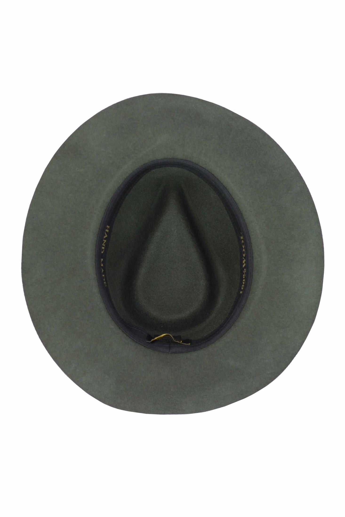 Gladwin Bond 100% Wool Green Fedora Stiff Hat