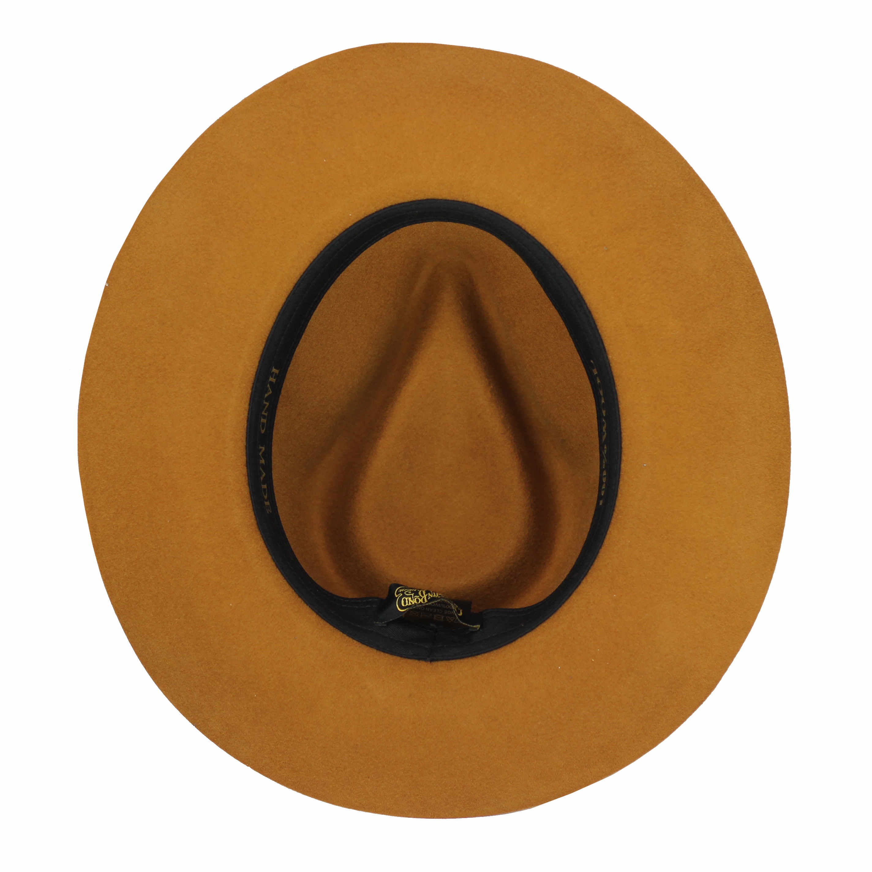 Gladwin Bond 100% Wool Musted Fedora Stiff Hat