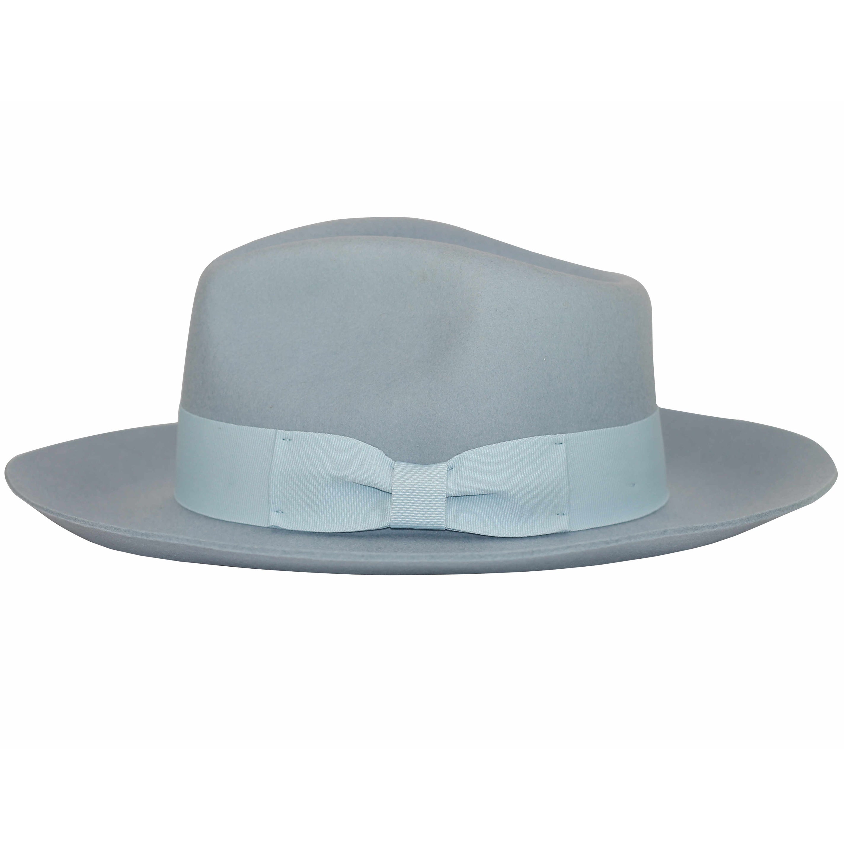Gladwin Bond 100% Wool Blue Fedora Stiff Hat