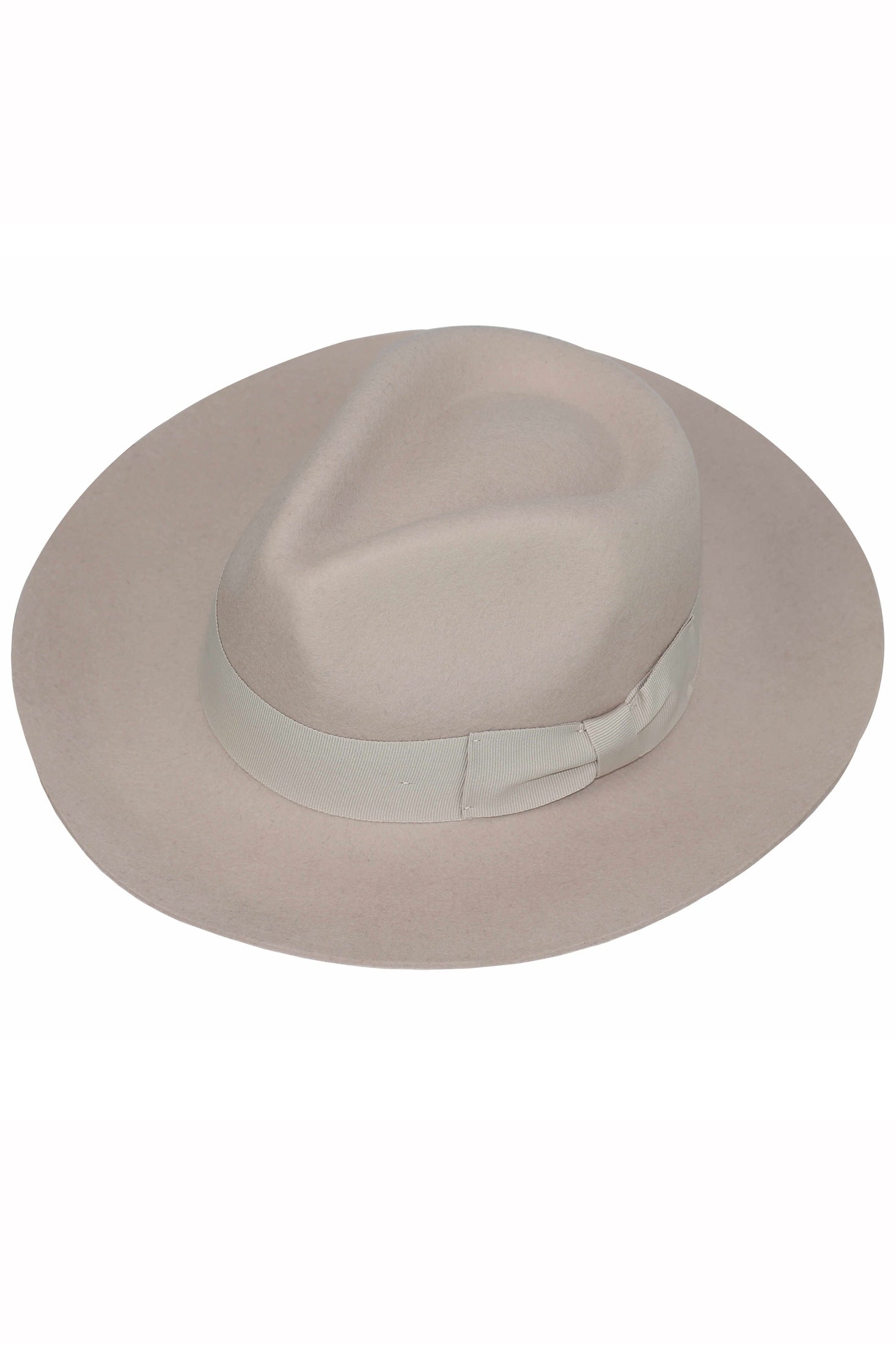 Gladwin Bond 100% Wool Cream Fedora Stiff Hat
