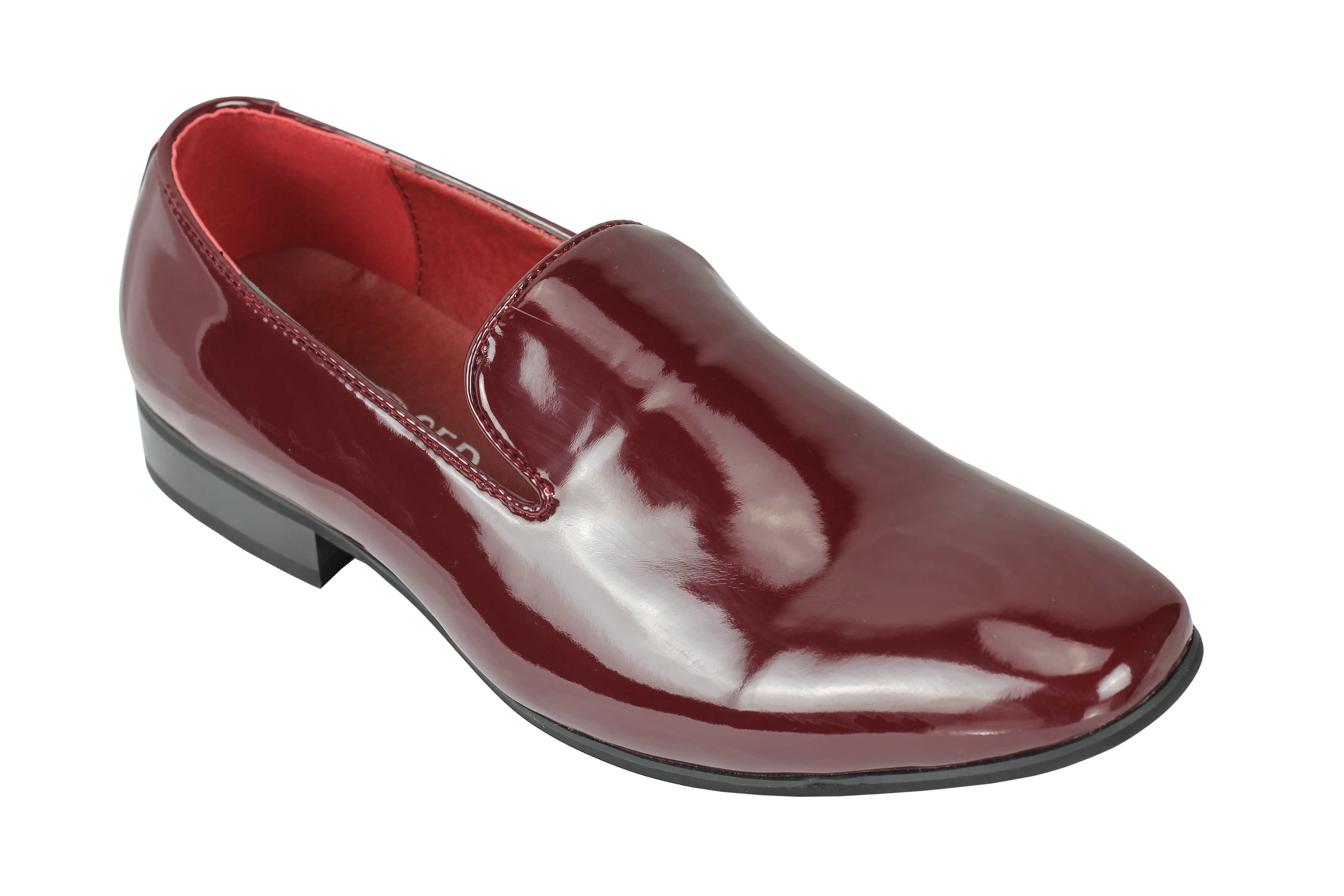 NEW MENS LOAFERS PATENT LEATHER SMART CASUAL SLIP ON DRIVING SHOES