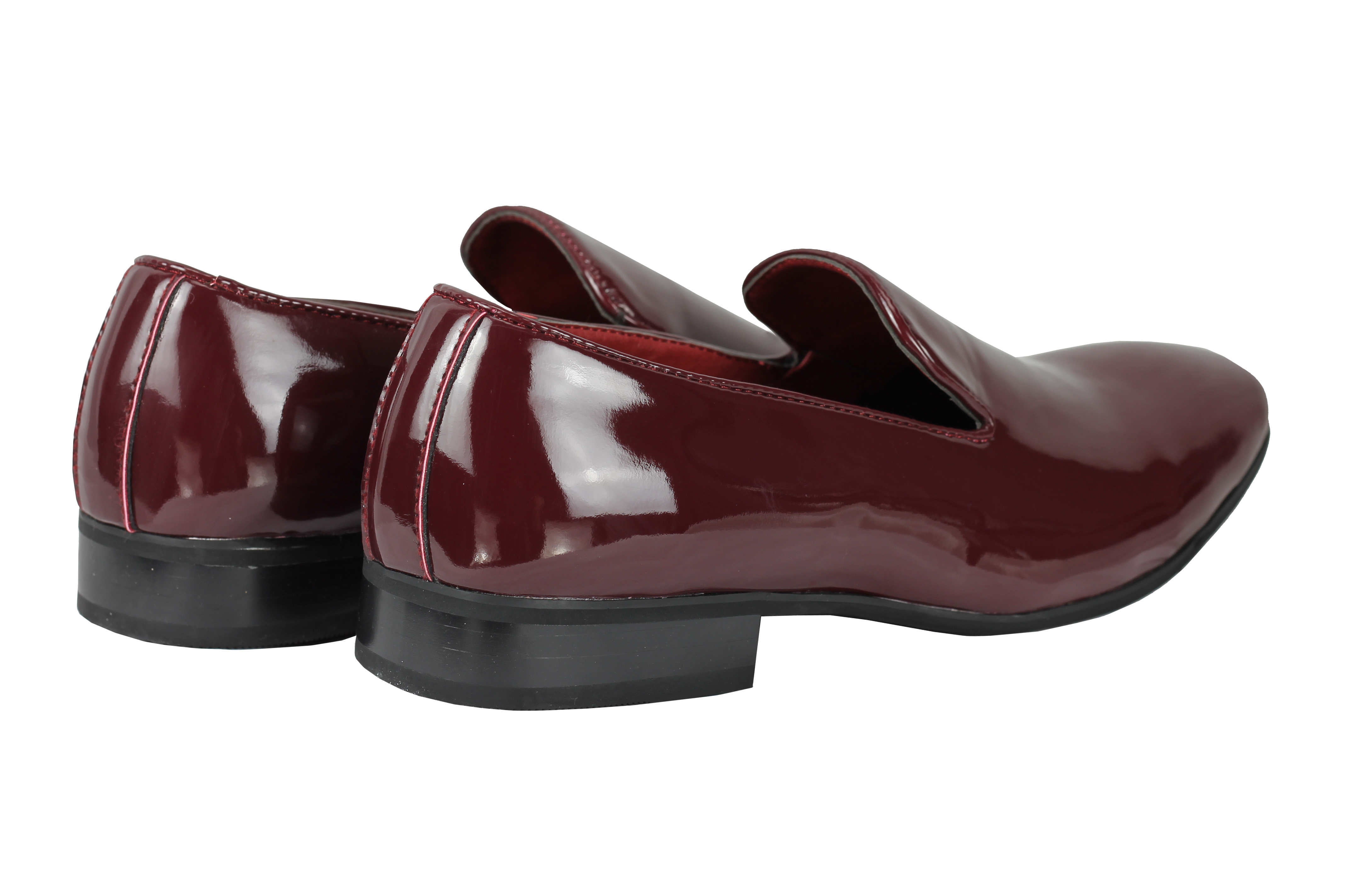 NEW MENS LOAFERS PATENT LEATHER SMART CASUAL SLIP ON DRIVING SHOES