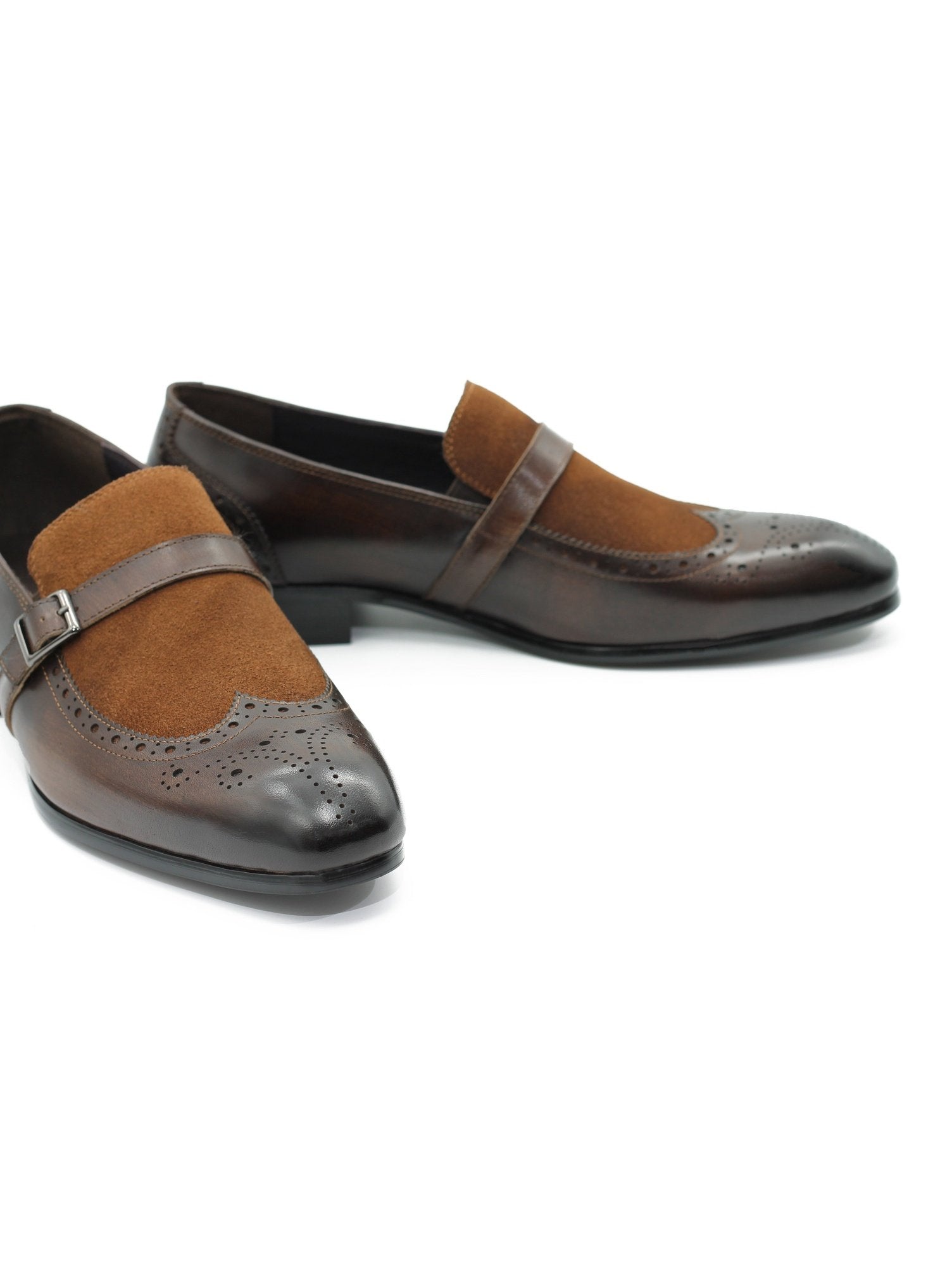 BROWN SUEDE BROUGE LOAFER