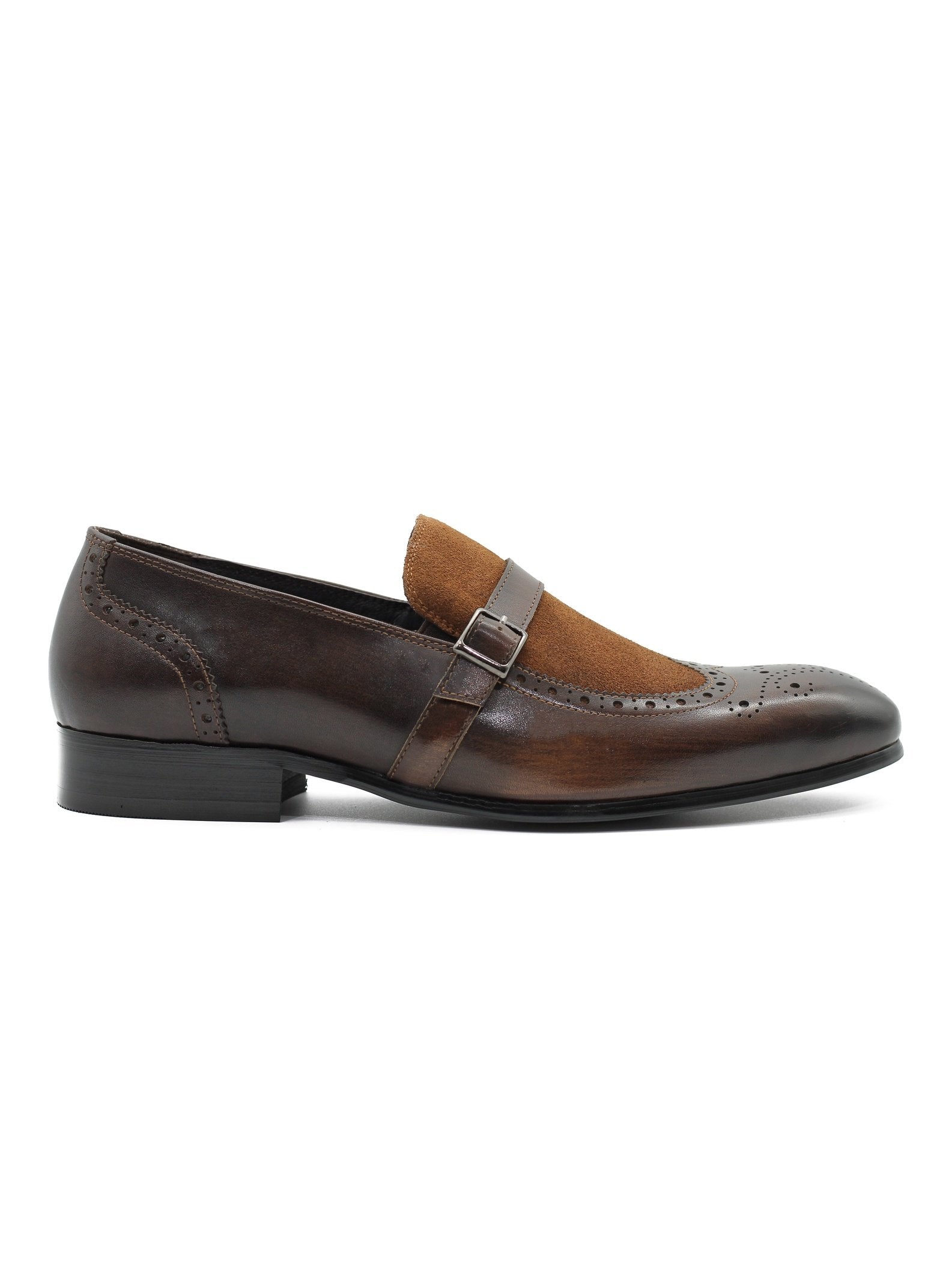 BROWN SUEDE BROUGE LOAFER