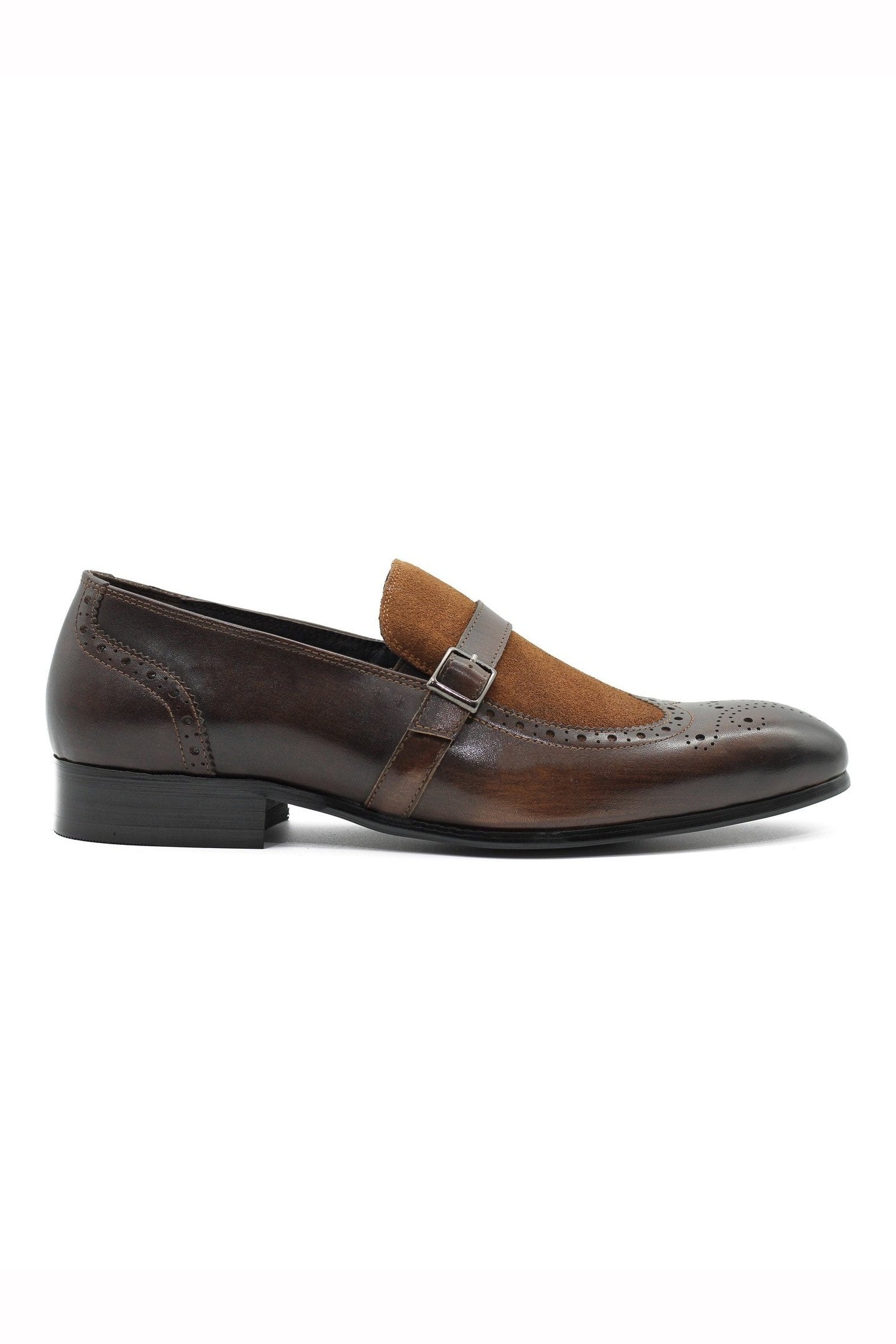 BROWN SUEDE BROUGE LOAFER