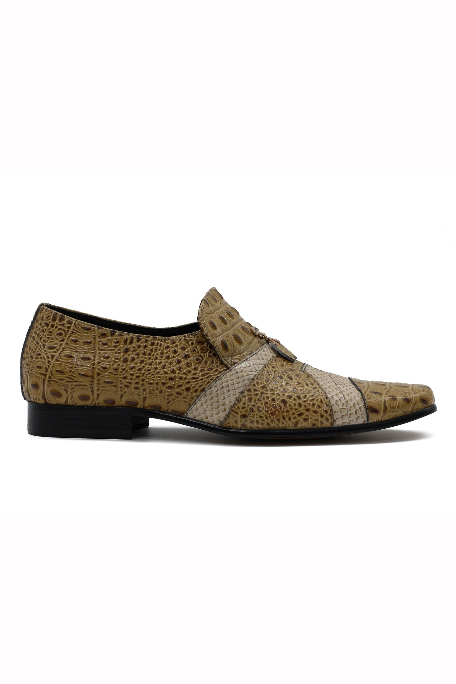CREAM 2 TONE PRINTED LOAFER