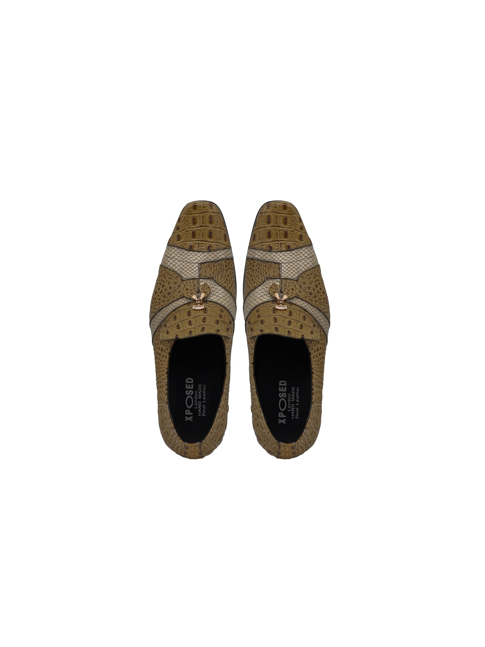 CREAM 2 TONE PRINTED LOAFER