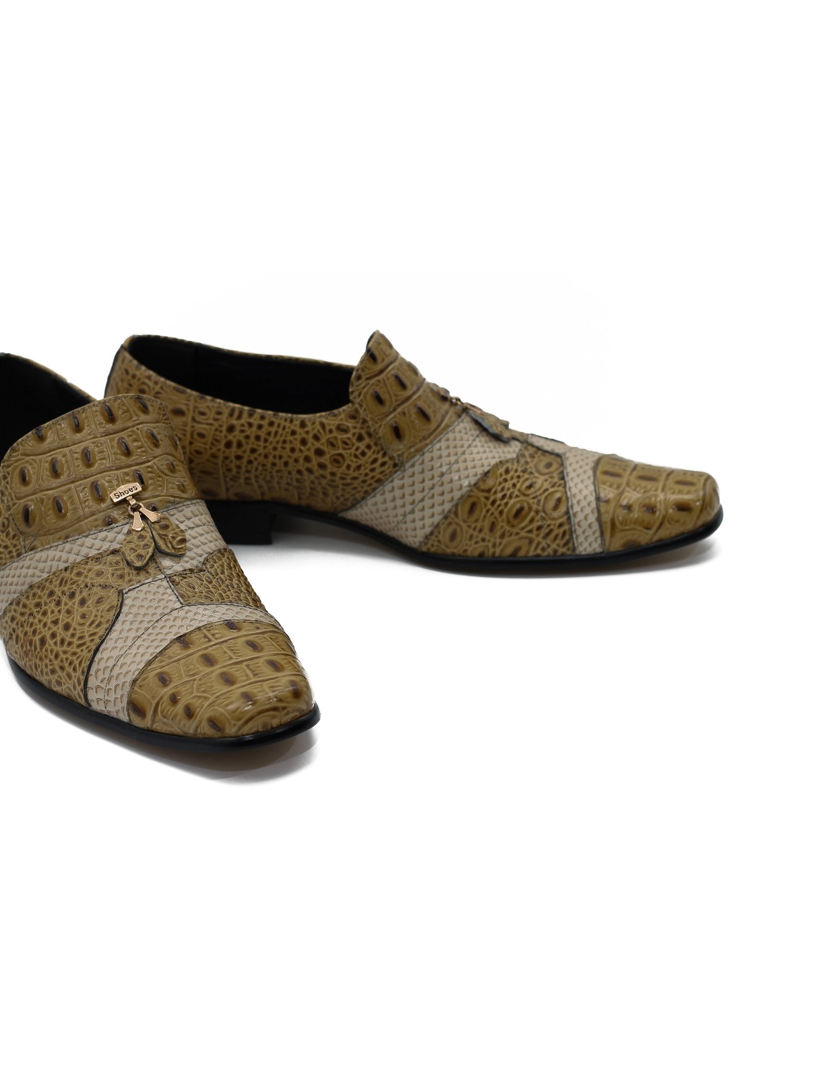 CREAM 2 TONE PRINTED LOAFER