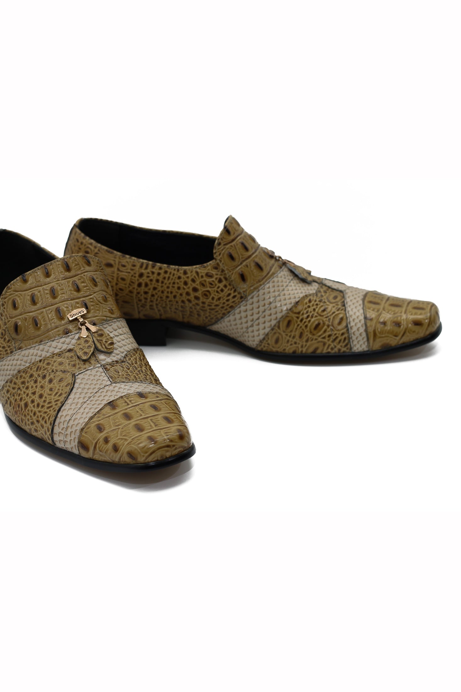 CREAM 2 TONE PRINTED LOAFER
