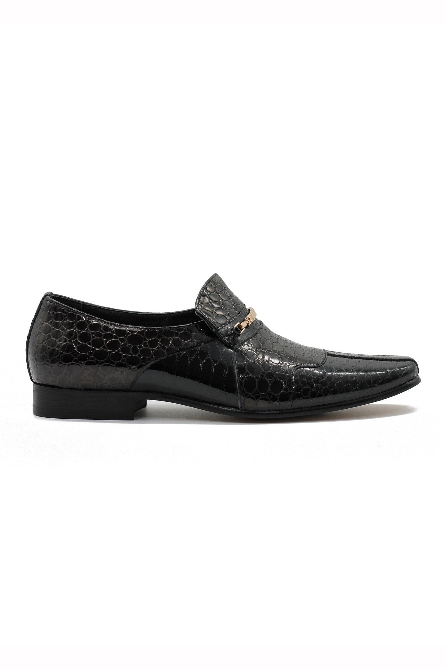BLACK PATENT DRESS LOAFER