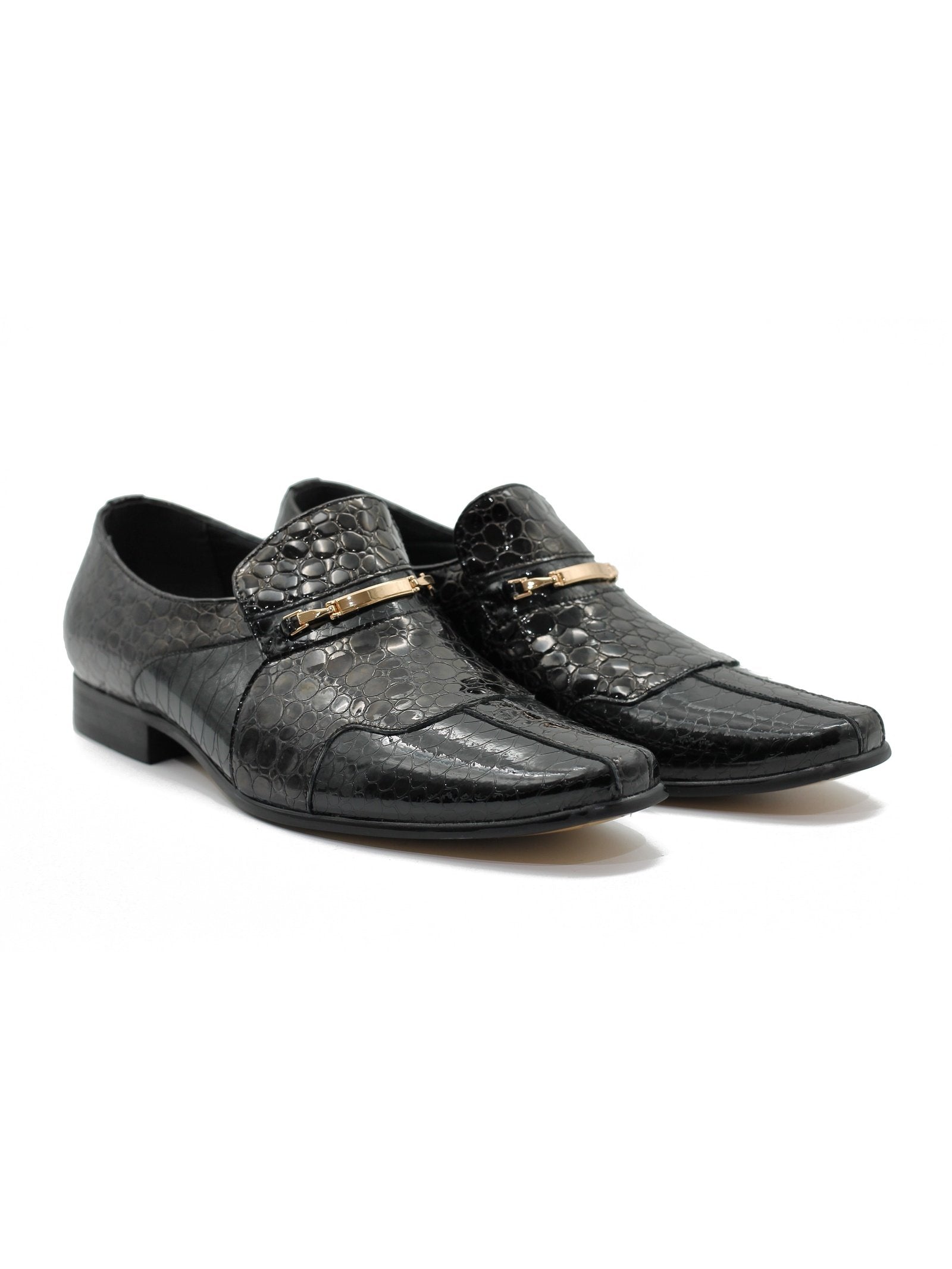 BLACK PATENT DRESS LOAFER