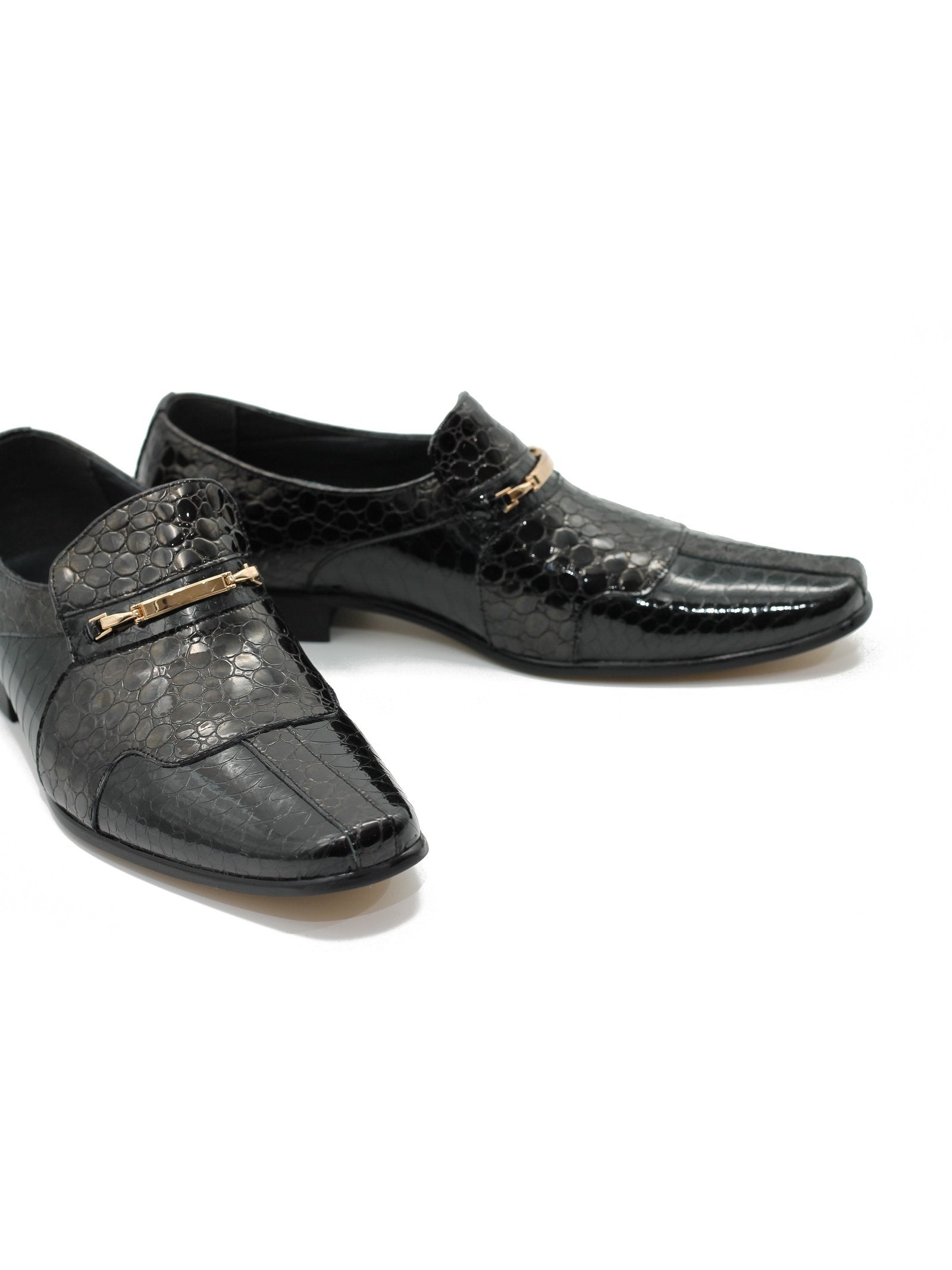 BLACK PATENT DRESS LOAFER