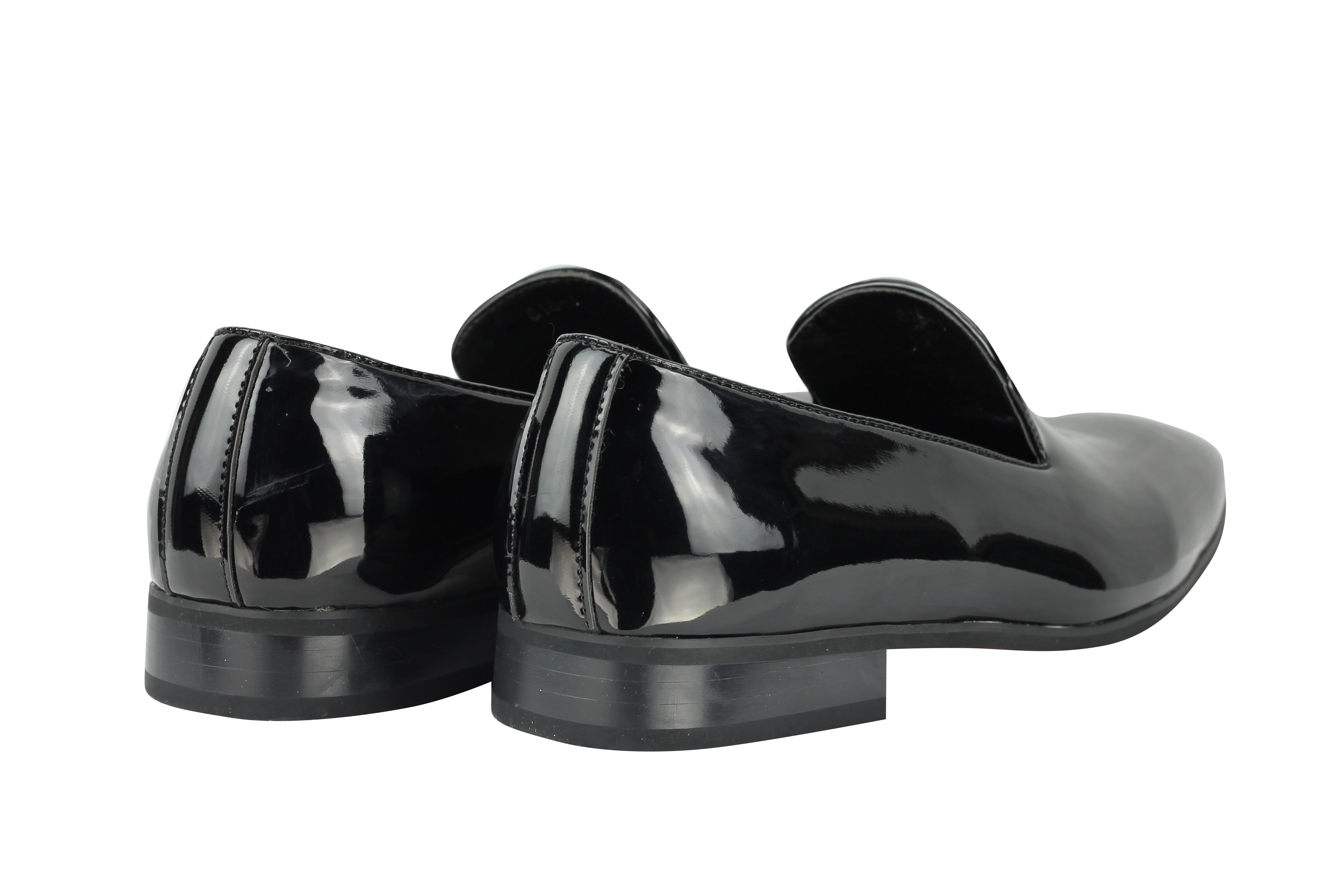 NEW MENS LOAFERS PATENT LEATHER SMART CASUAL SLIP ON DRIVING SHOES