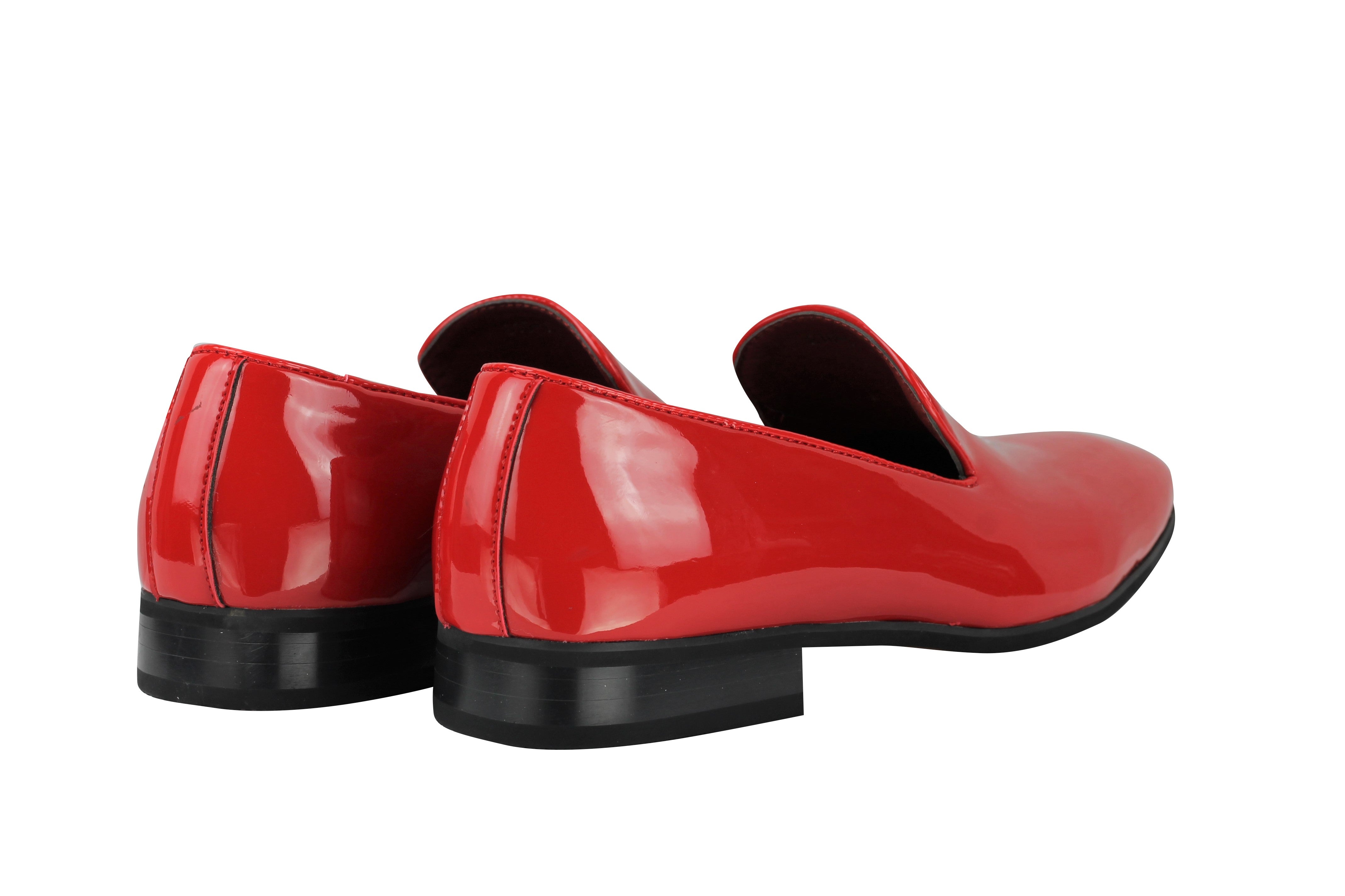 NEW MENS LOAFERS PATENT LEATHER SMART CASUAL SLIP ON DRIVING SHOES