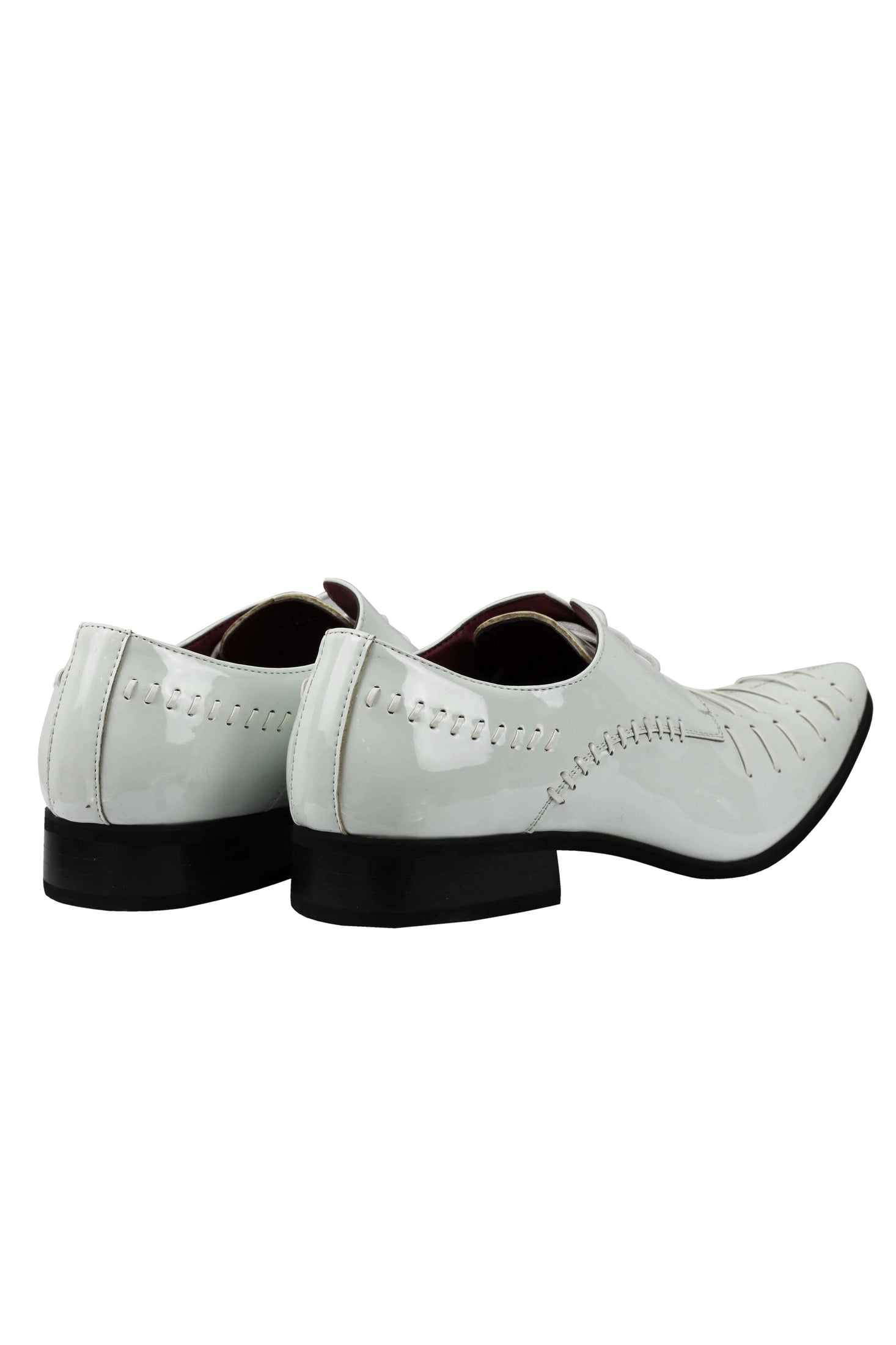 MENS SMART FORMAL SHINY PATENT LEATHER OXFORD LACE UP WEDDING WORK SHOES UK SIZE