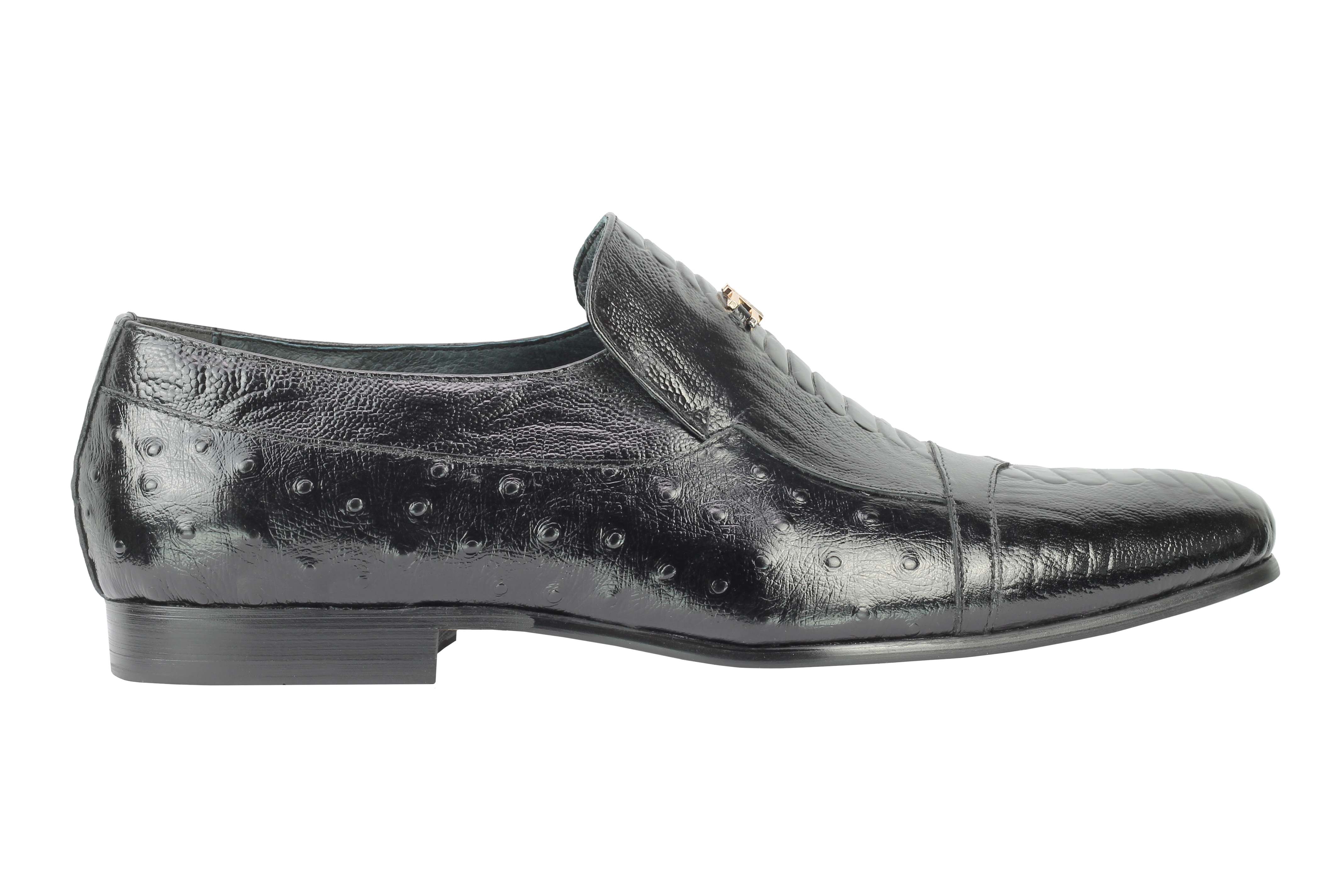 BLACK PRINTED PARTY LOAFER