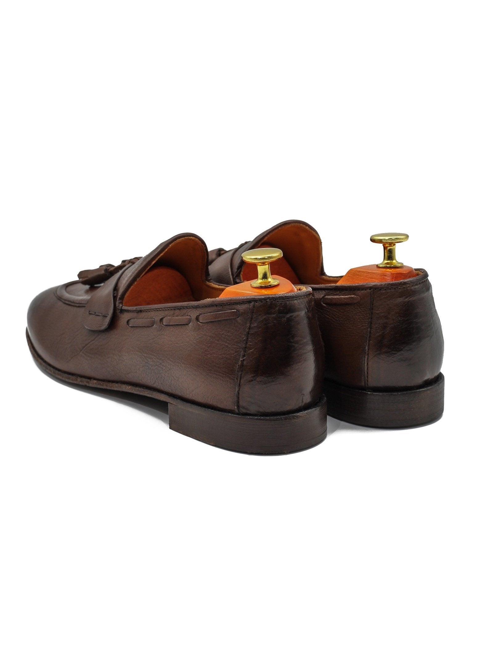NAPLES 03 – TASSEL LOAFERS BROWN ITALIAN LEATHER
