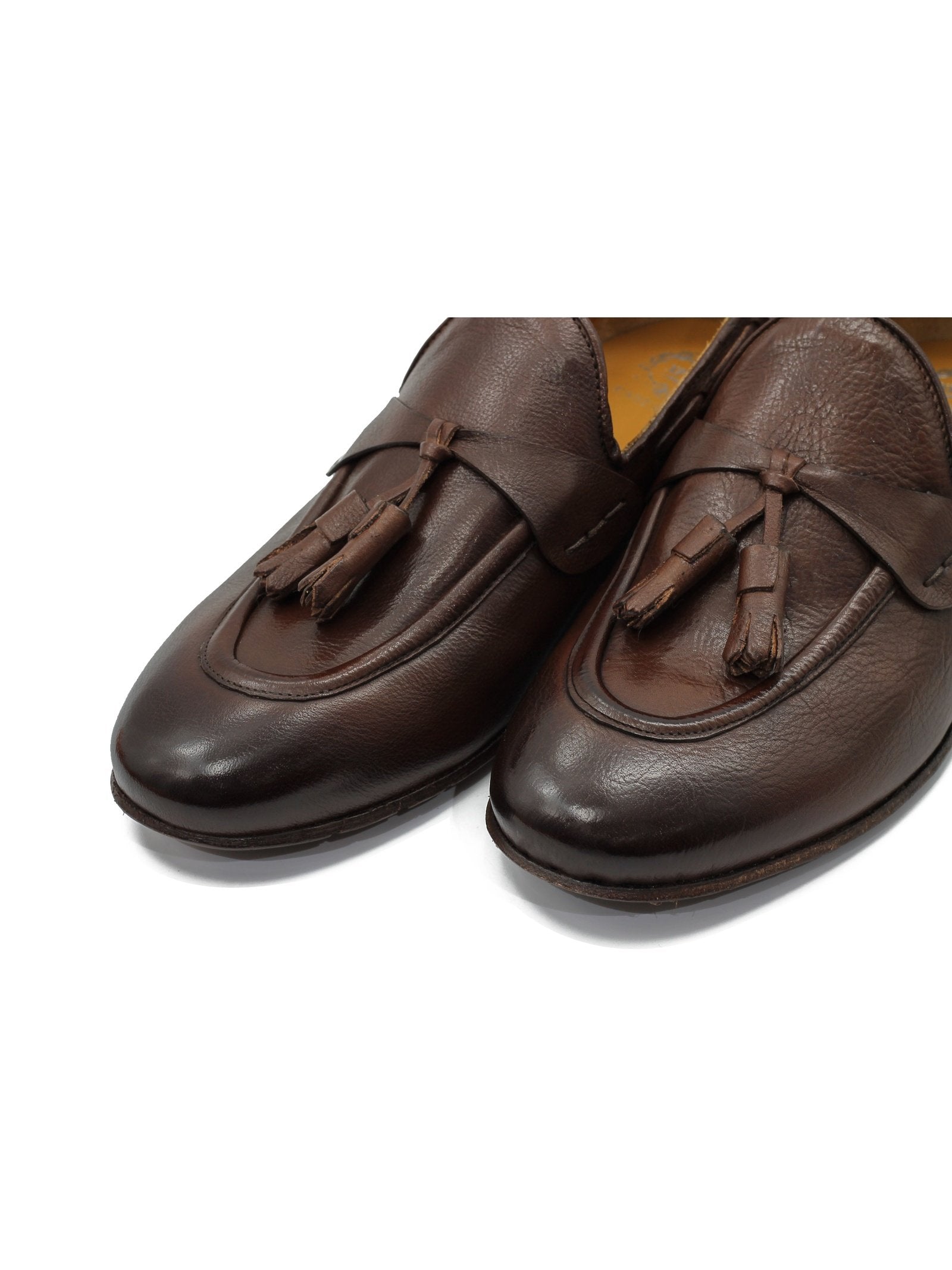 NAPLES 03 – TASSEL LOAFERS BROWN ITALIAN LEATHER