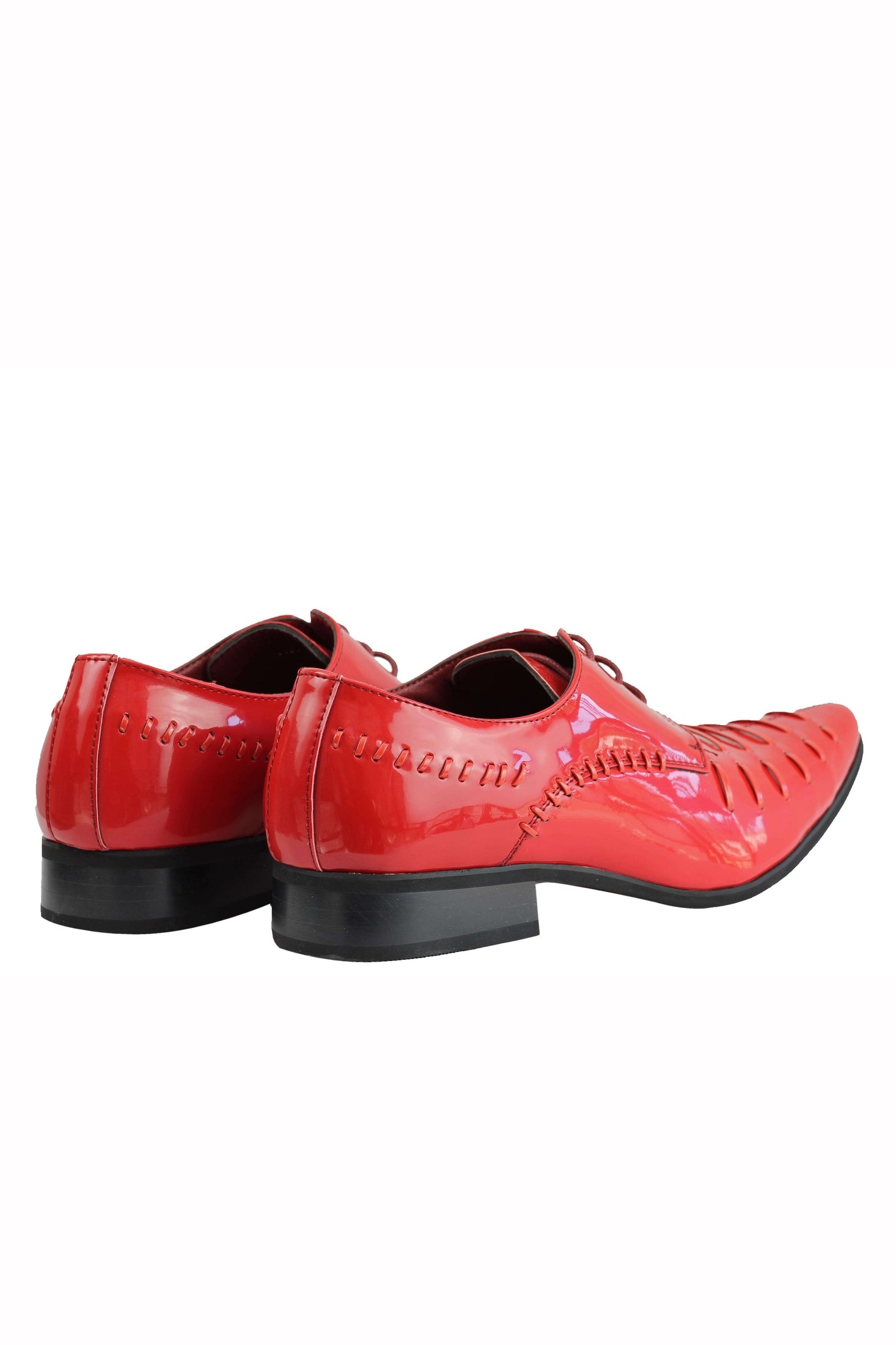 MENS SMART FORMAL SHINY PATENT LEATHER OXFORD LACE UP WEDDING WORK SHOES UK SIZE