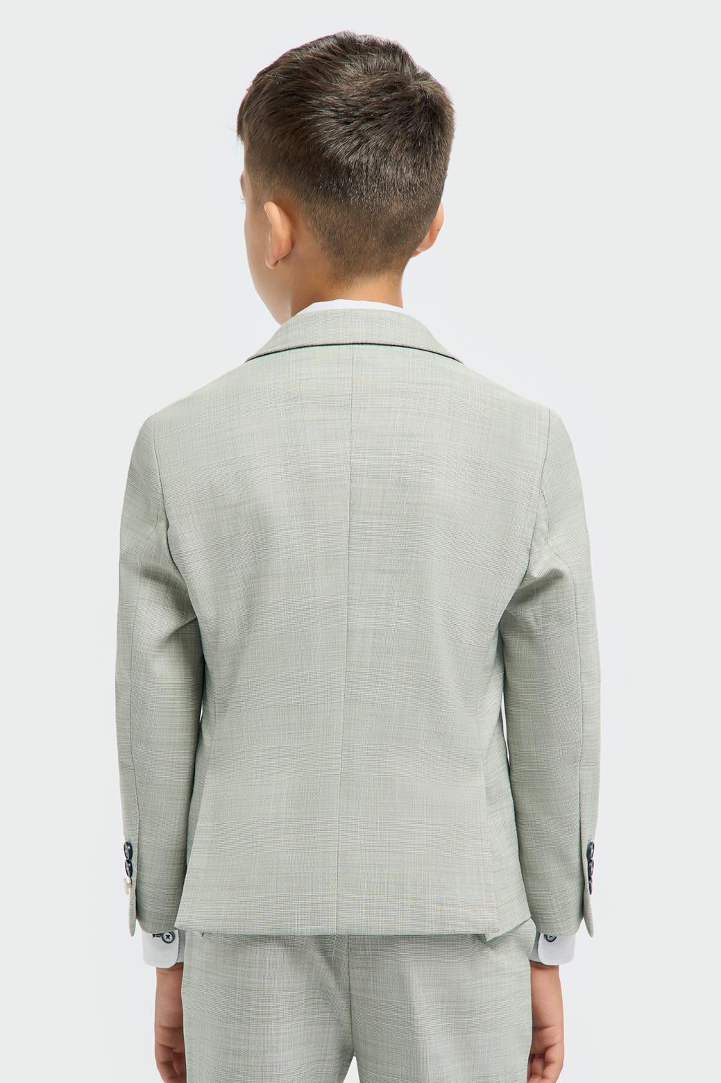 Cavani Camden Boys 3 Piece Suit in Sage Green