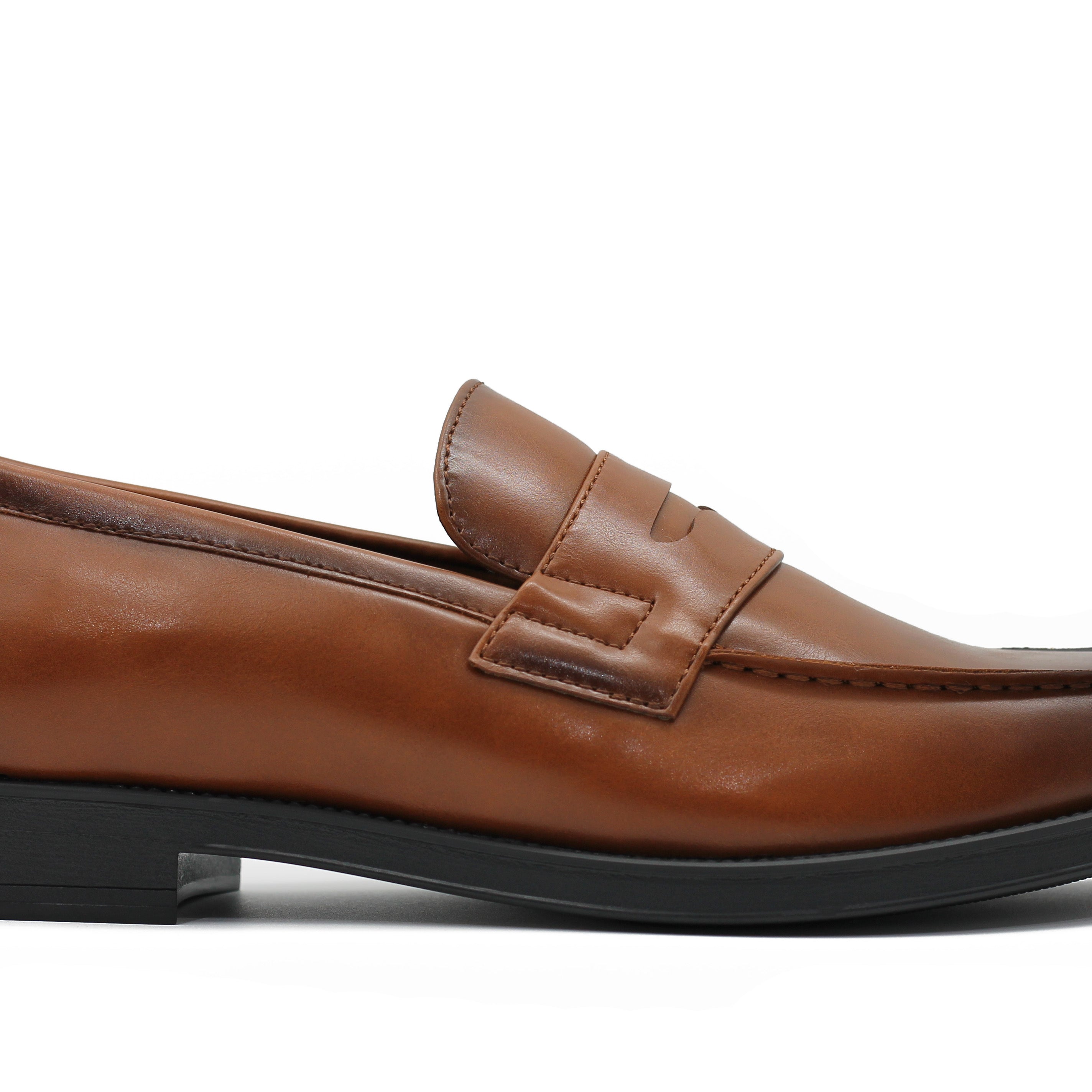 FAUX LEATHER PENNY LOAFER