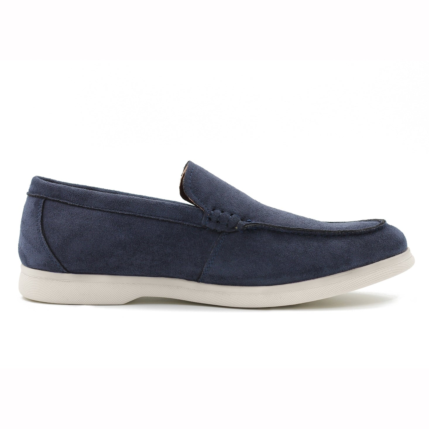 SUEDE FAUX LEATHER MOCCASINS