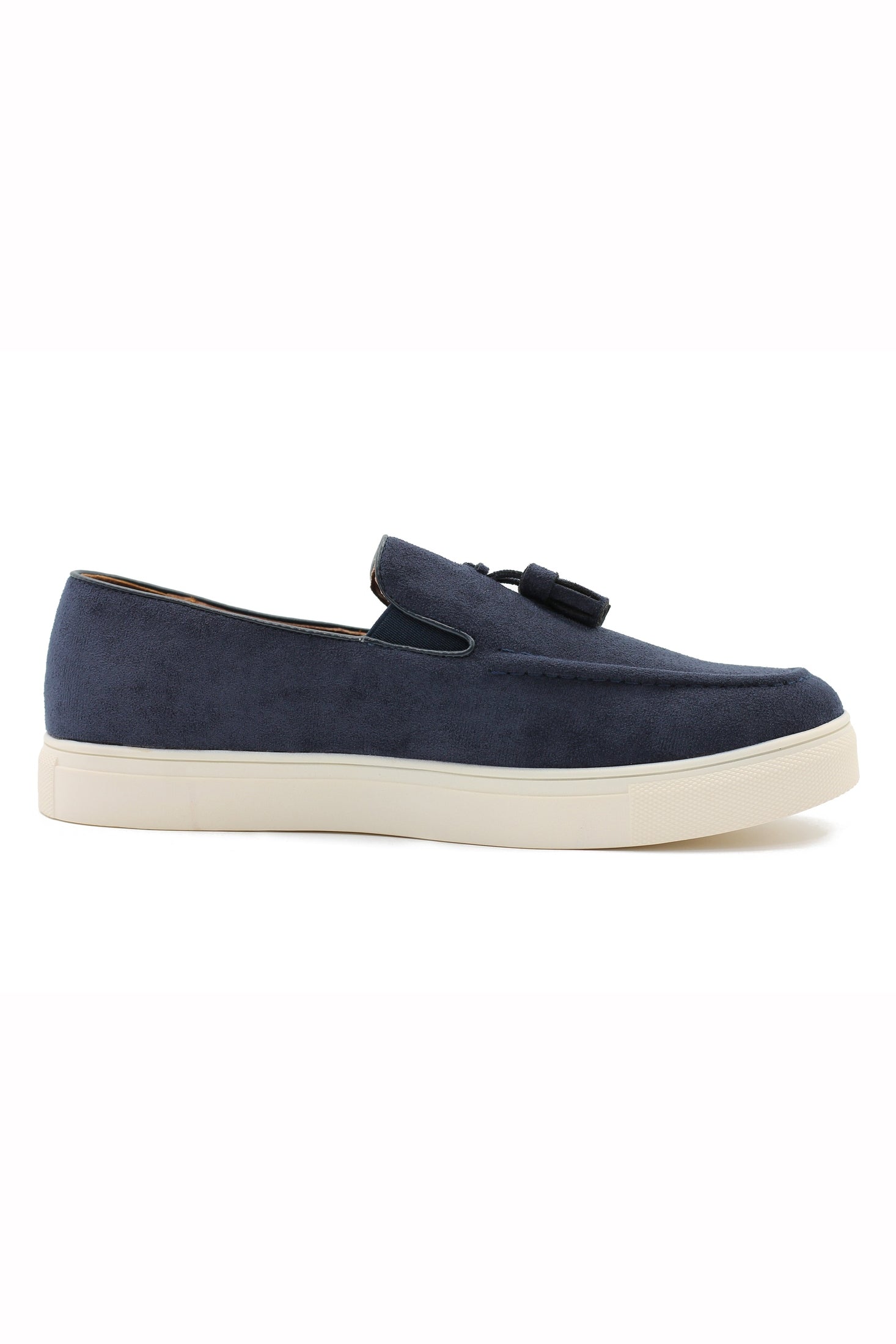 FAUX LEATHER SUEDE SNEAKER WITH TASSEL