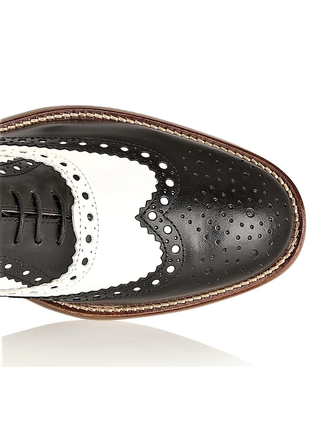 TWO TONE OXFORD BROGUES – BLACK & WHITE