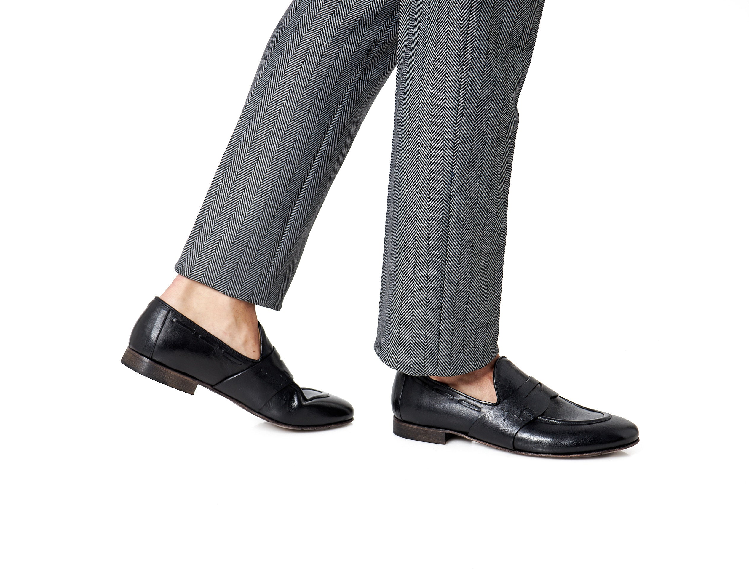 NAPLES 1 - BLACK PENNY LOAFER