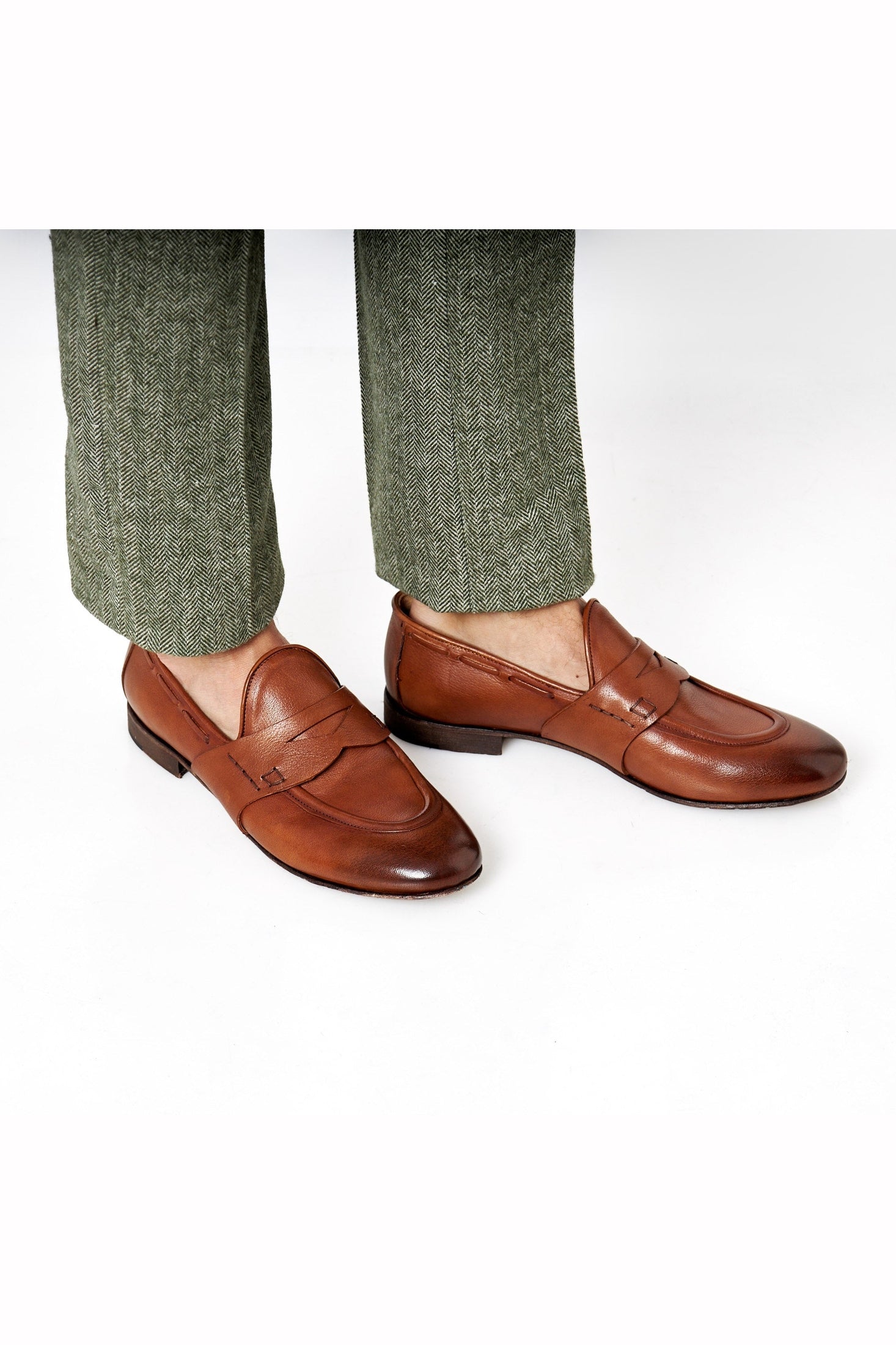 NAPLES 01 - TAN PENNY LOAFER