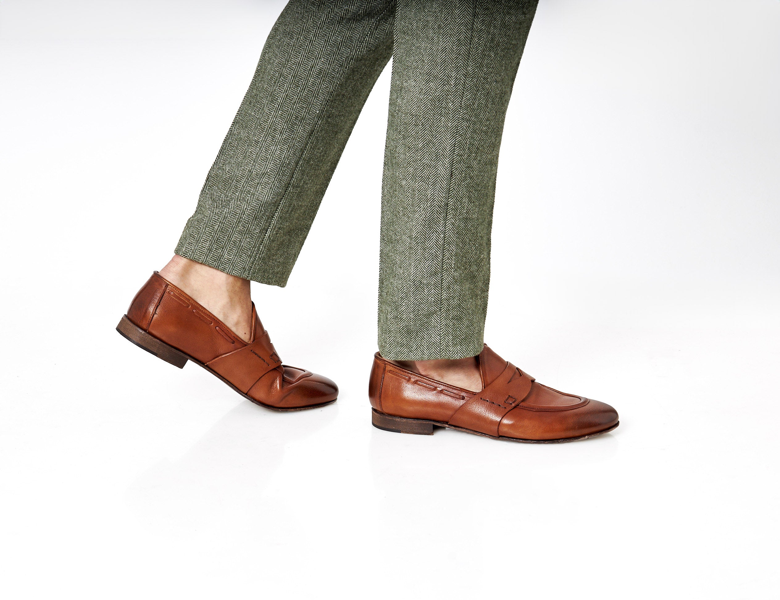 NAPLES 01 - TAN PENNY LOAFER