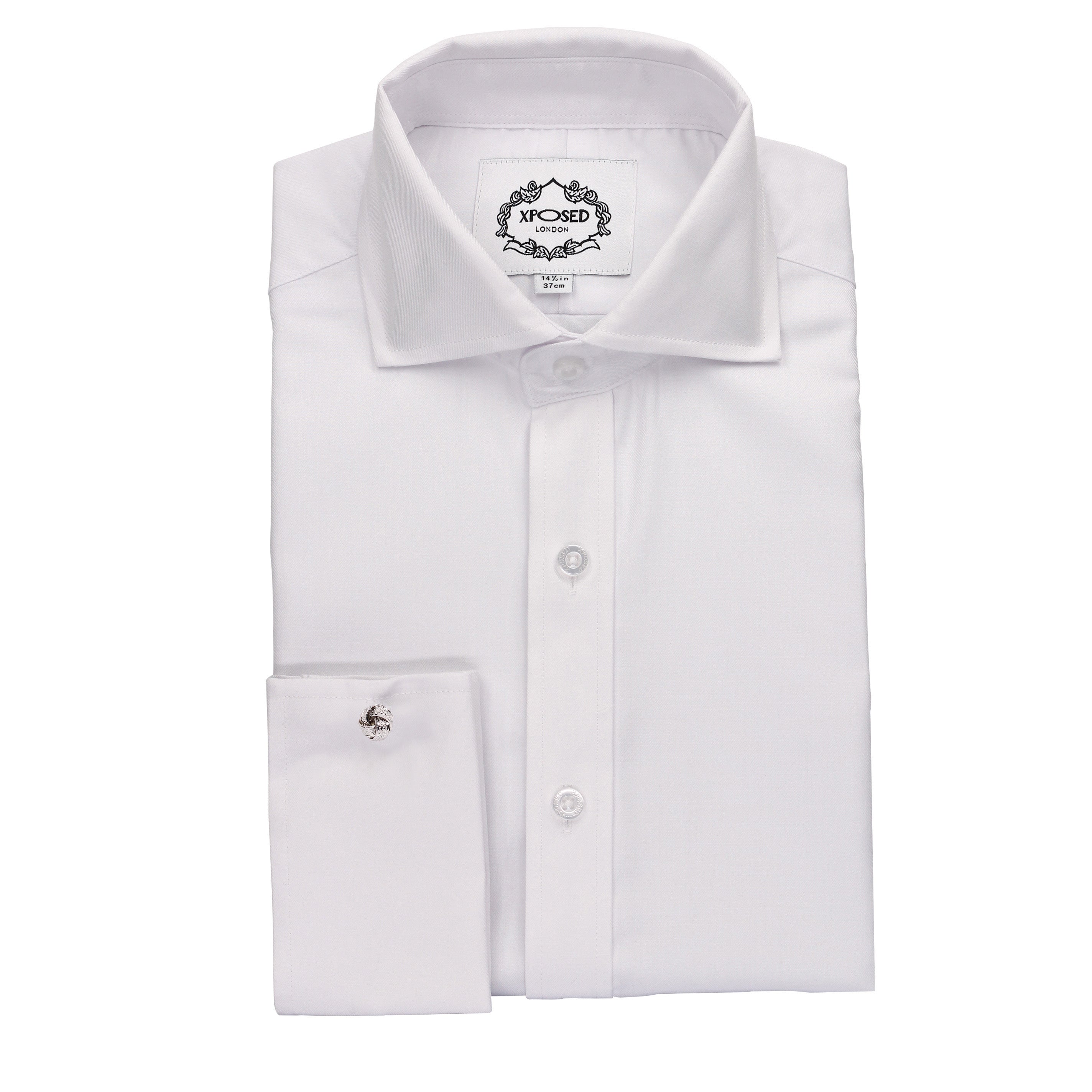 SILVER KNOT CUFFLINKS