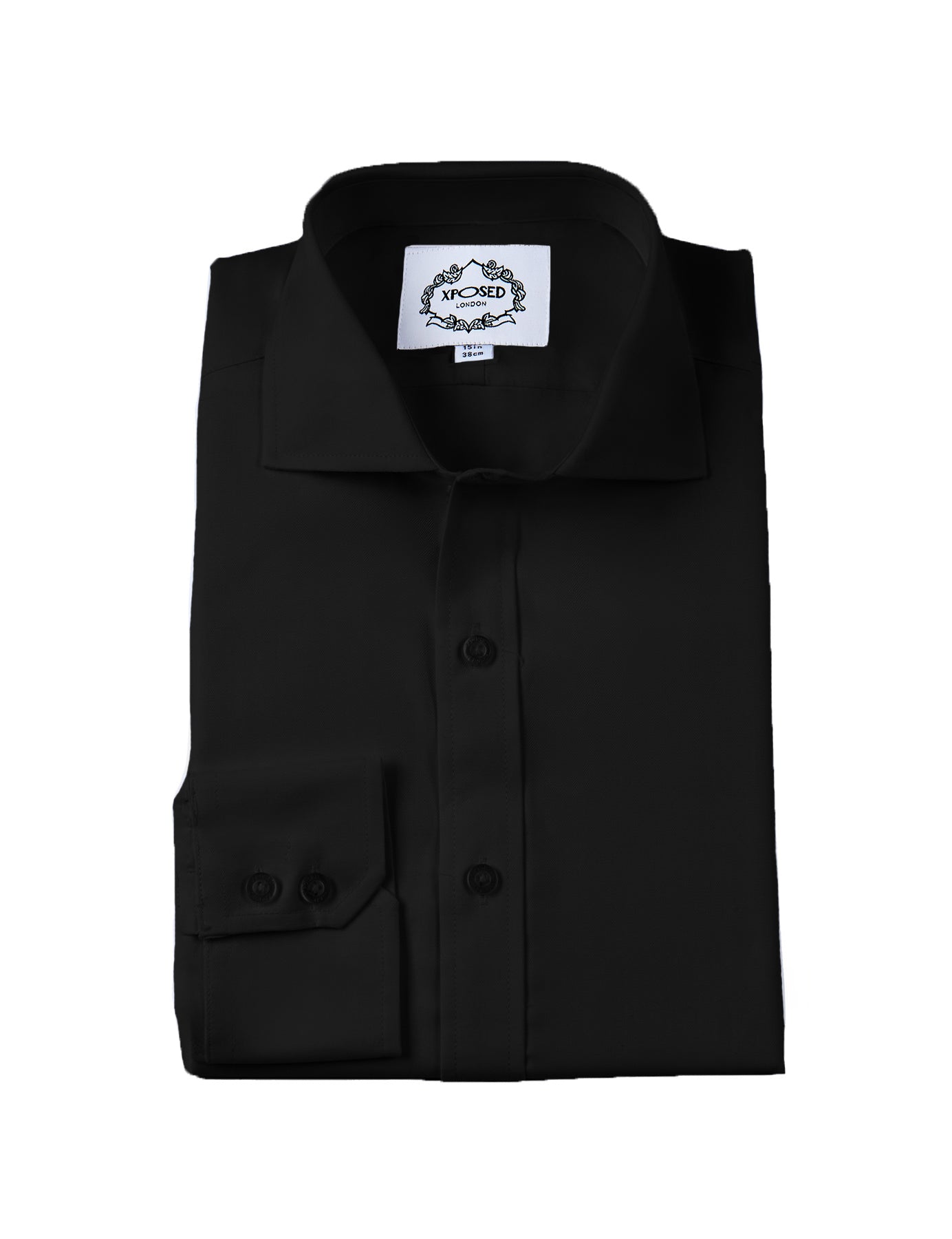 CLASSIC BLACK TAILORED FIT SHIRT
