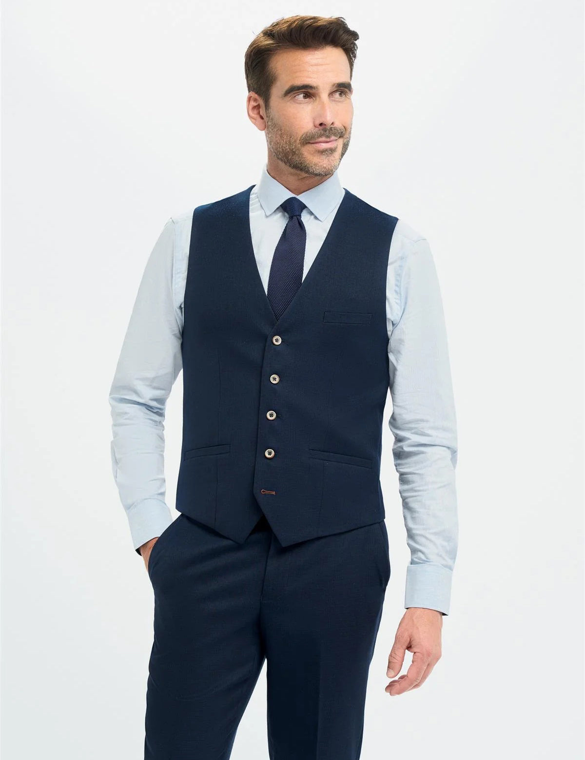 House of Cavani – Tropez Navy Blue Waistcoat CAVANI