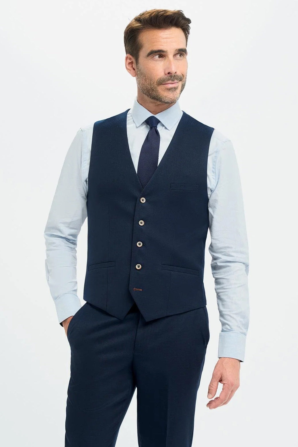 House of Cavani – Tropez Navy Blue Waistcoat CAVANI