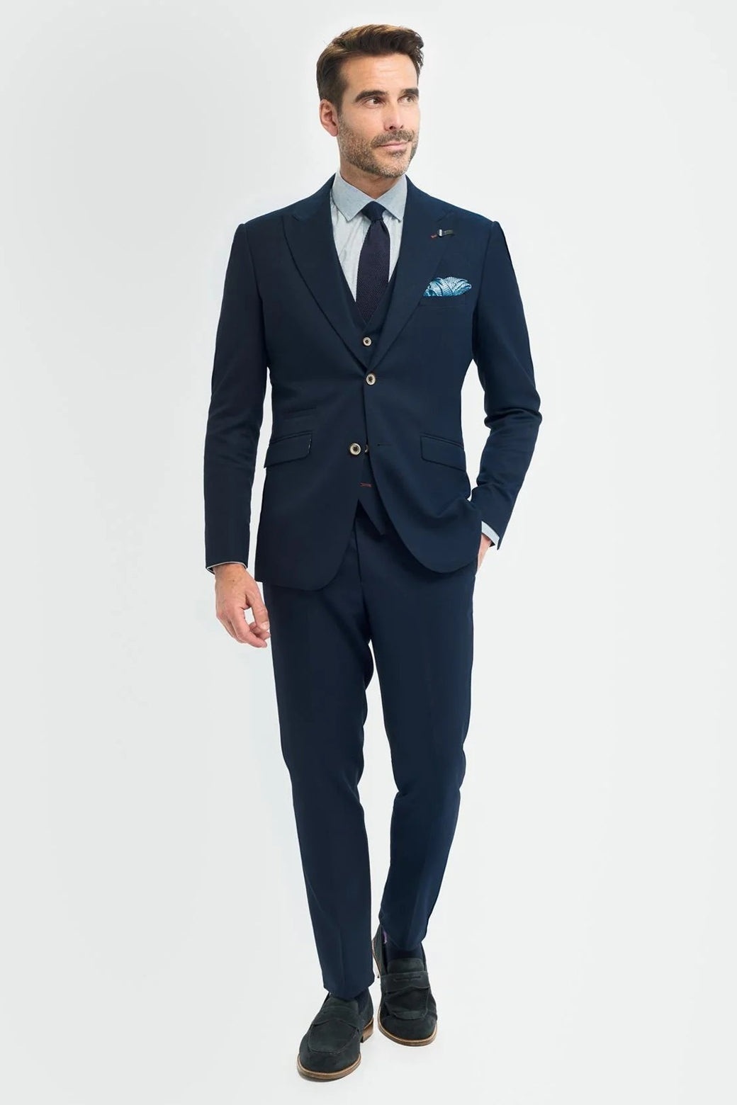 House of Cavani – Tropez Navy Blue Blazer Tailored Fit CAVANI